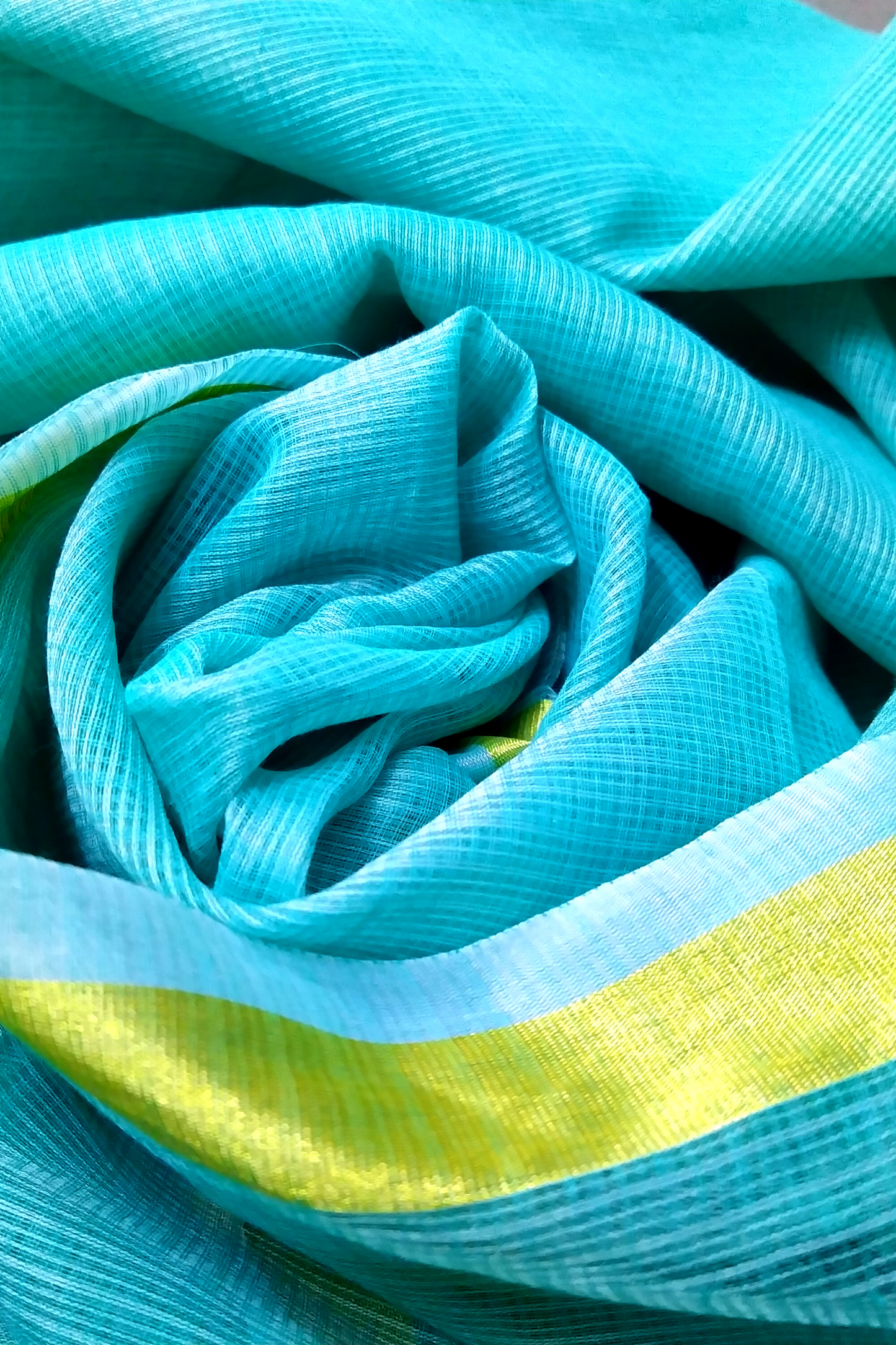 APEKSHA Cotton Kota Doria Saree