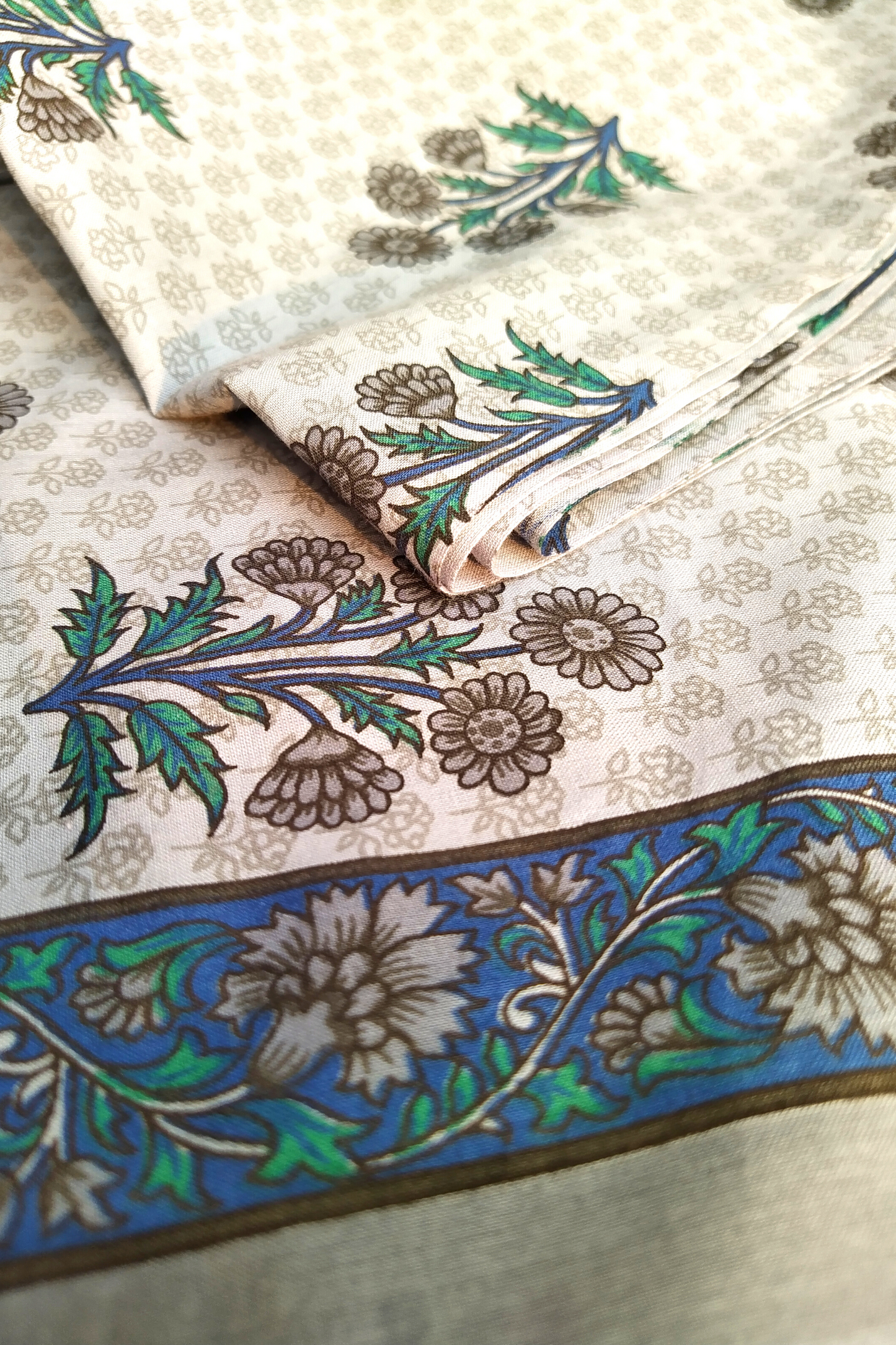 AADRITI Blockprint Cotton Kurta Fabric