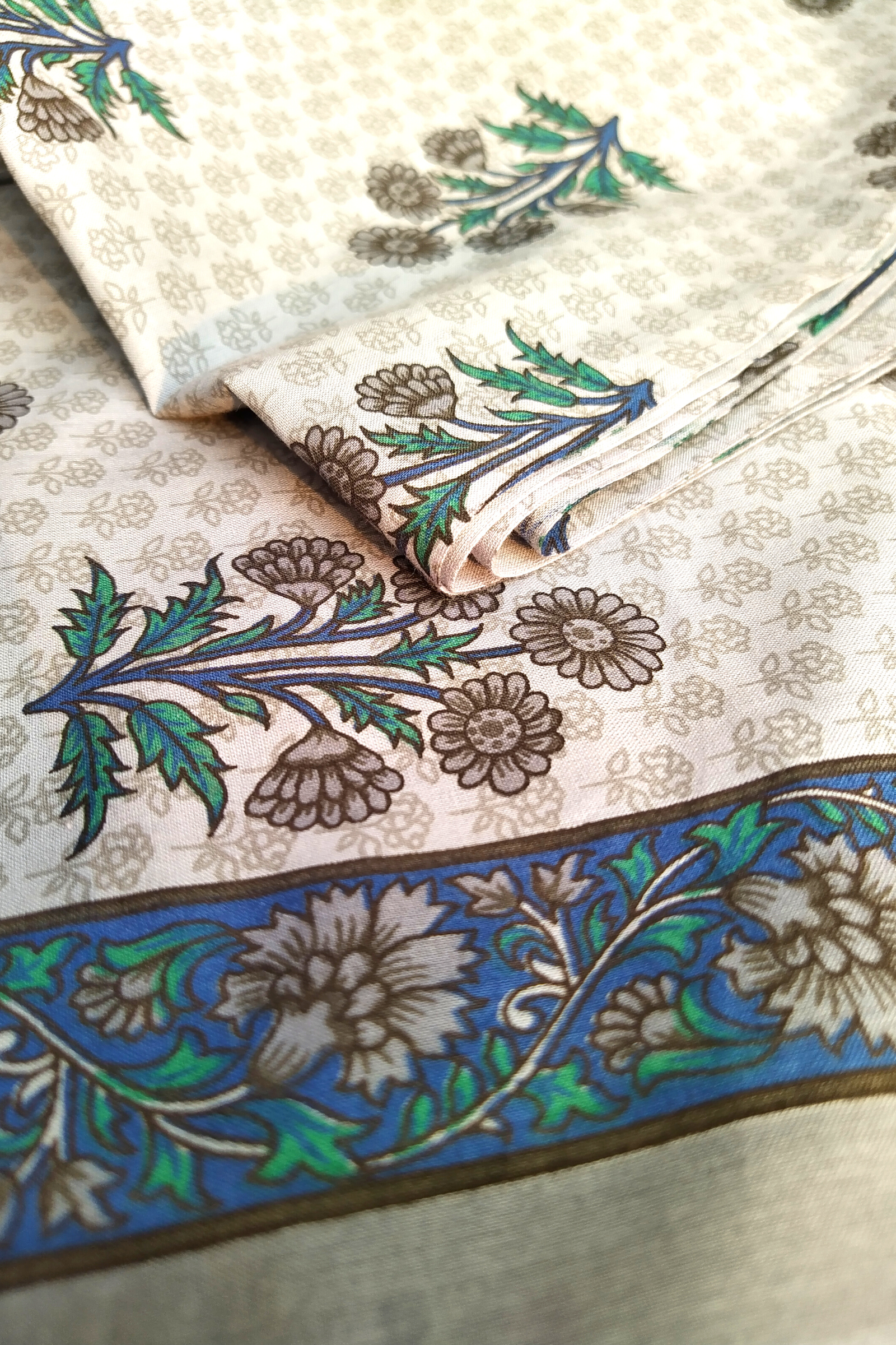 AADRITI Blockprint Cotton Kurta Fabric