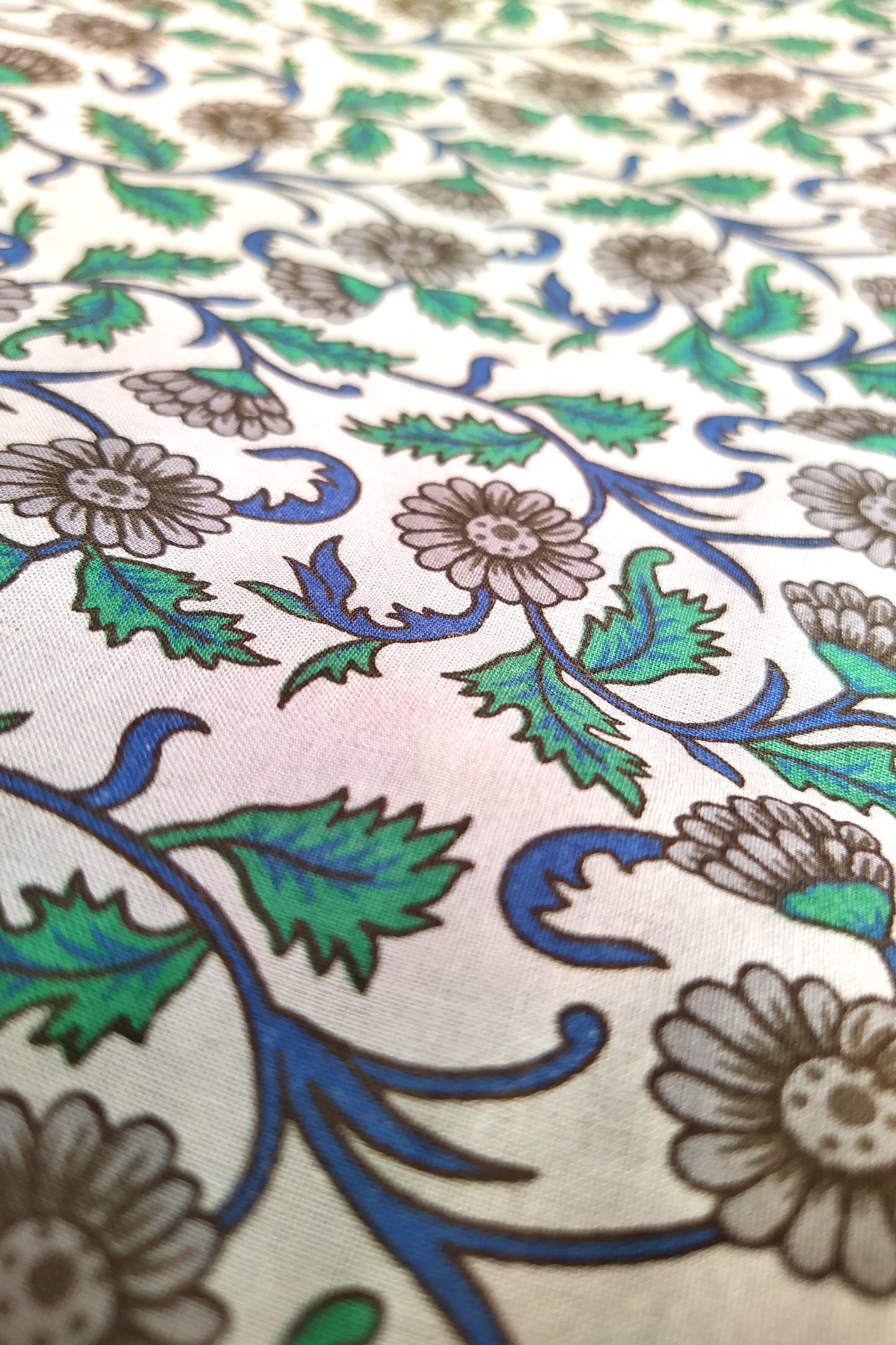 JAHNVI Blockprint Cotton Kurta Fabric
