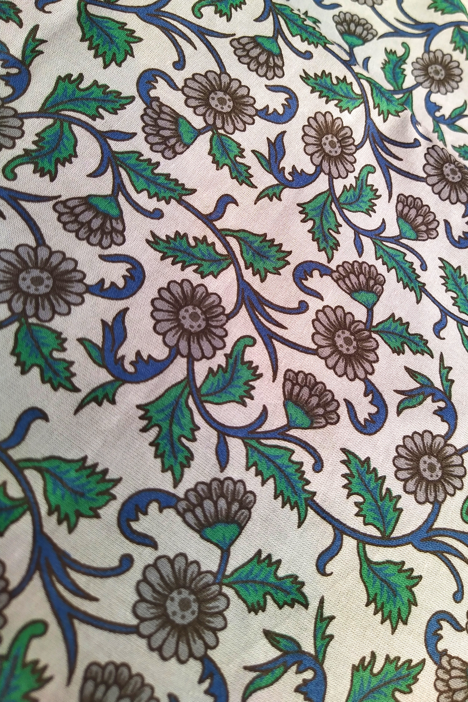 JAHNVI Blockprint Cotton Kurta Fabric
