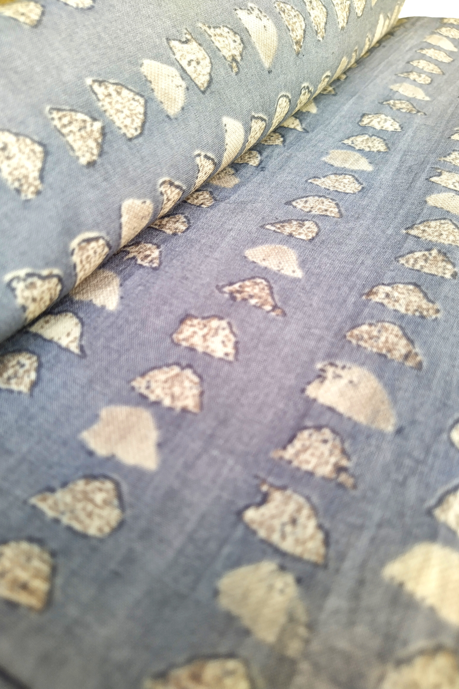 IDITRI Blockprint Cotton Kurta Fabric
