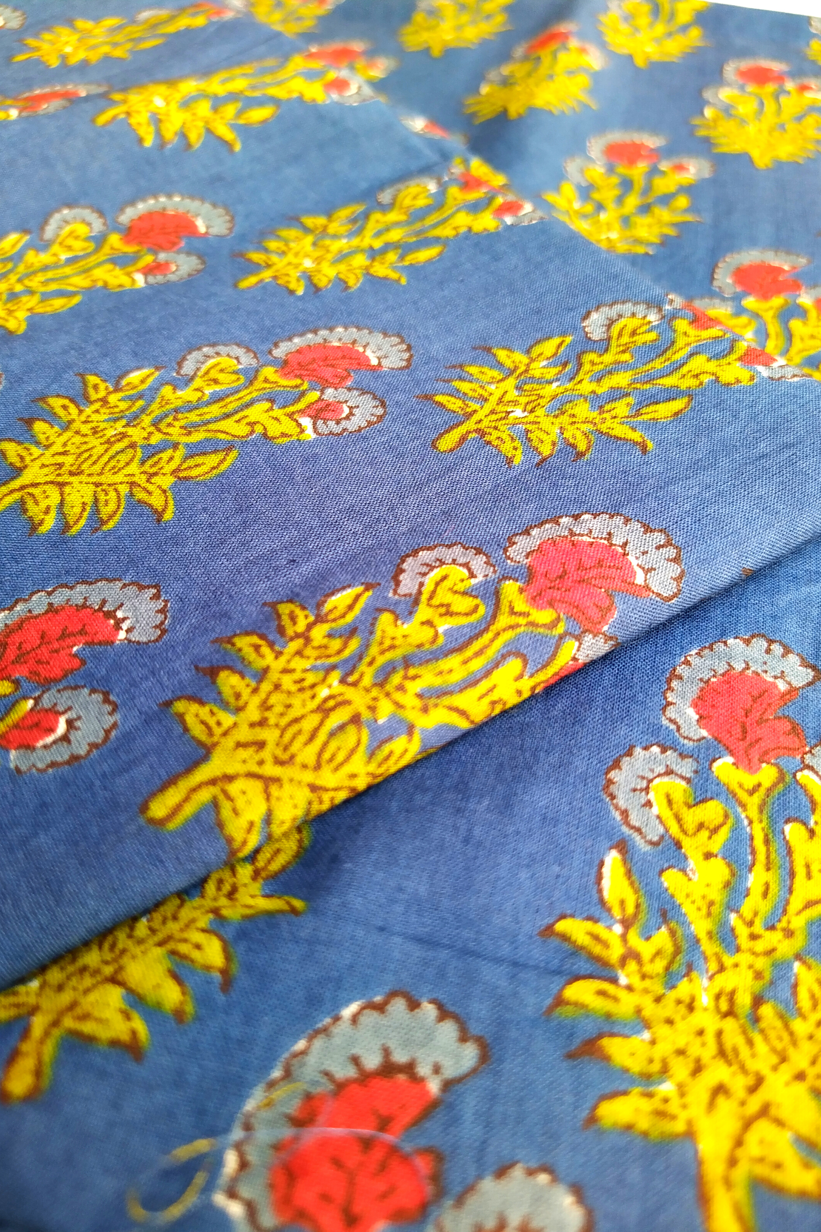 DAAMINI Blockprint Cotton Kurta Fabric