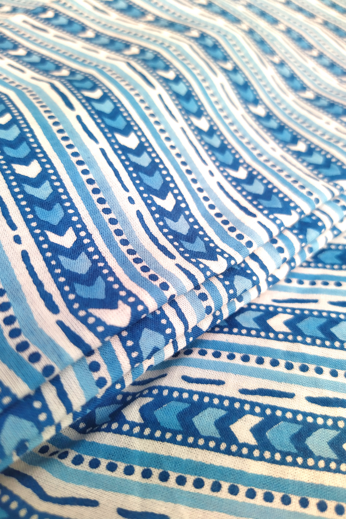 VAANI Blockprint Cotton Kurta Fabric