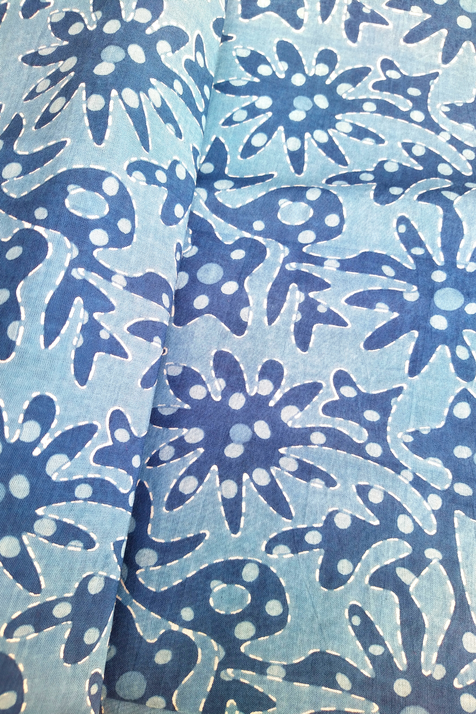 IPSITA Blockprint Cotton Kurta Fabric