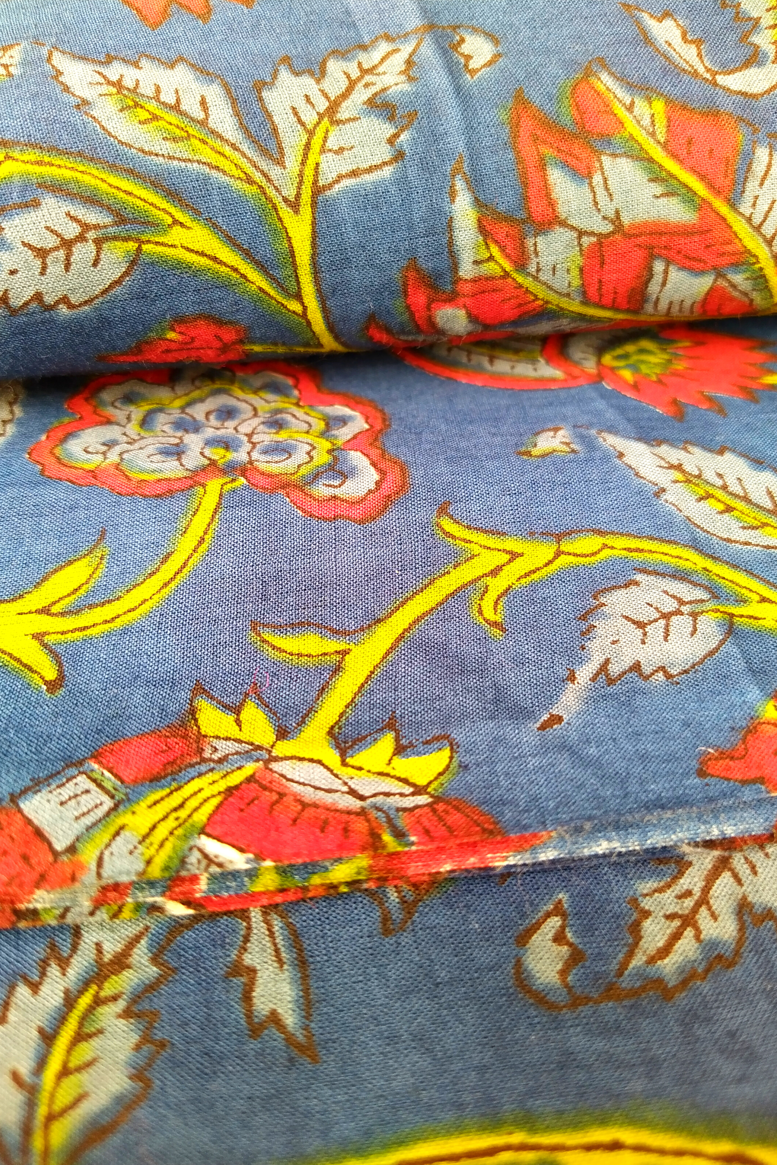 KAASHNI Blockprint Cotton Kurta Fabric