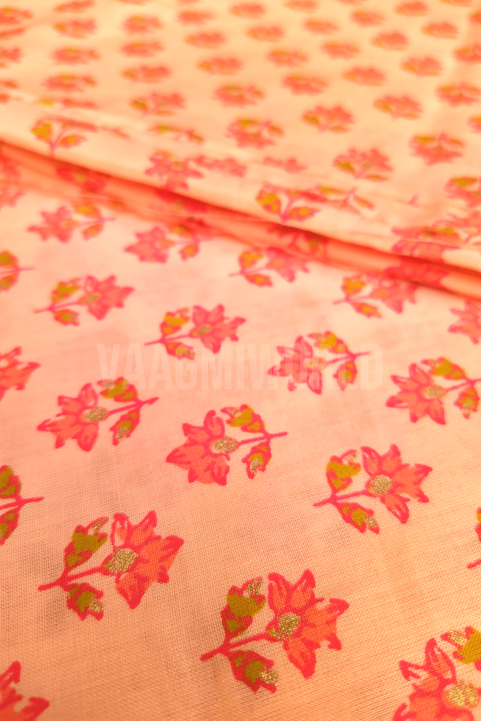 DAKSHIKA Blockprint Cotton Kurta Fabric