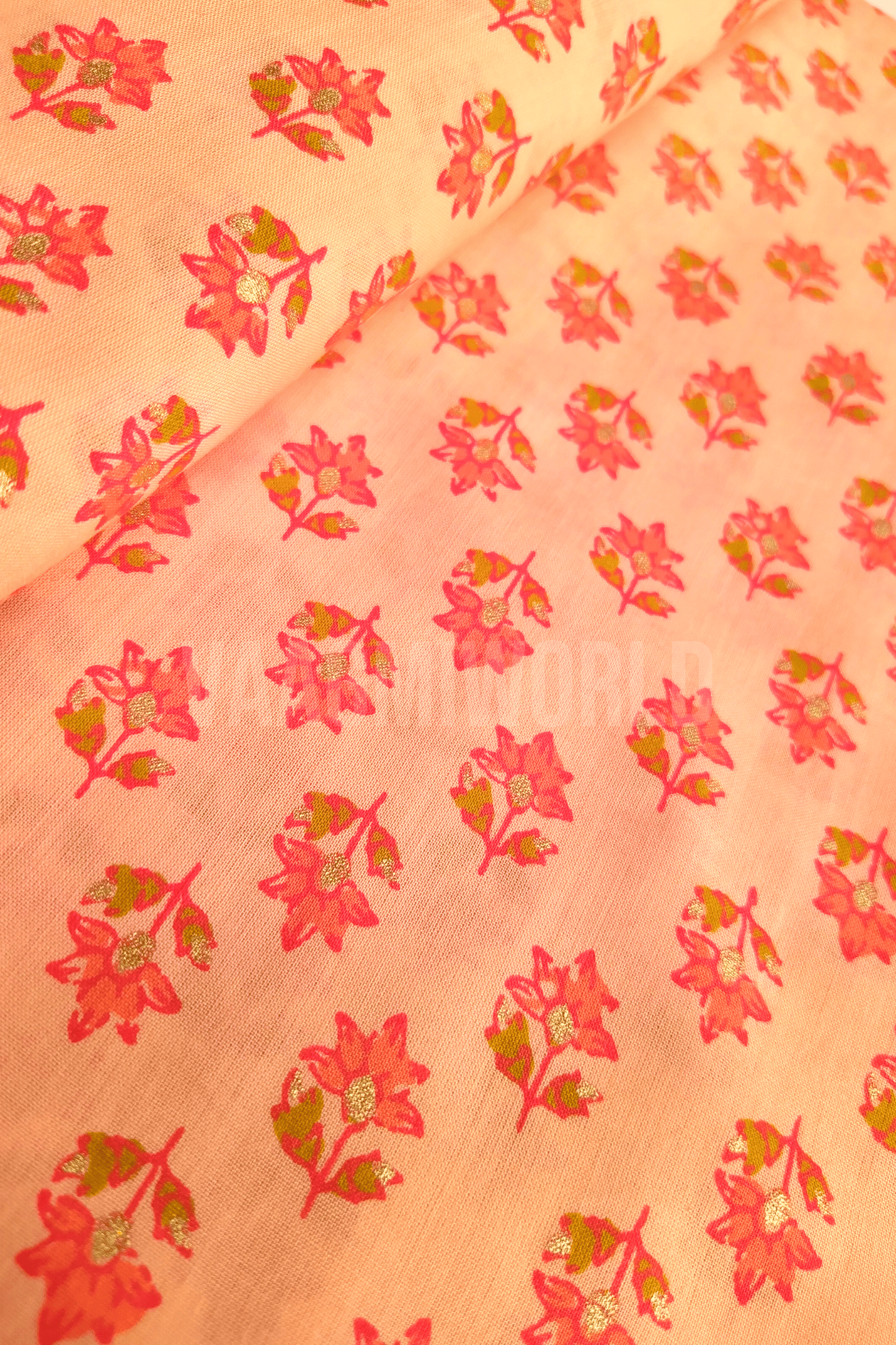 DAKSHIKA Blockprint Cotton Kurta Fabric
