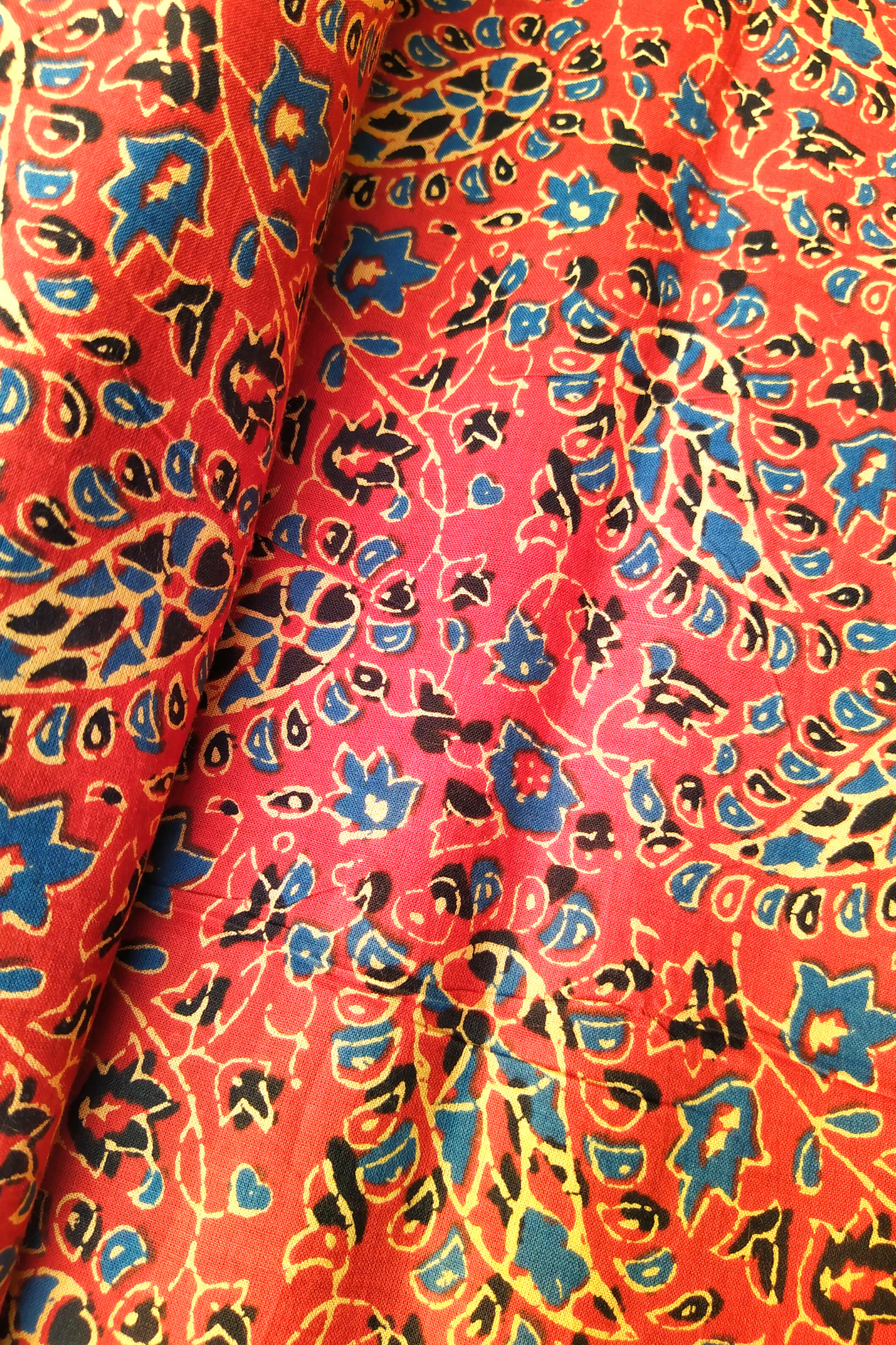 JAAGRUTI Blockprint Cotton Kurta Fabric