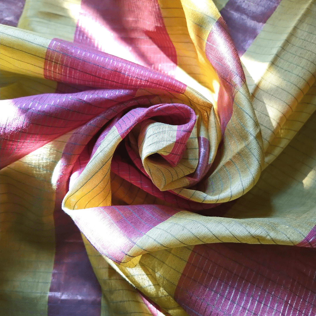 Rehwa Vaagmi Silk Cotton Handloom Saree.