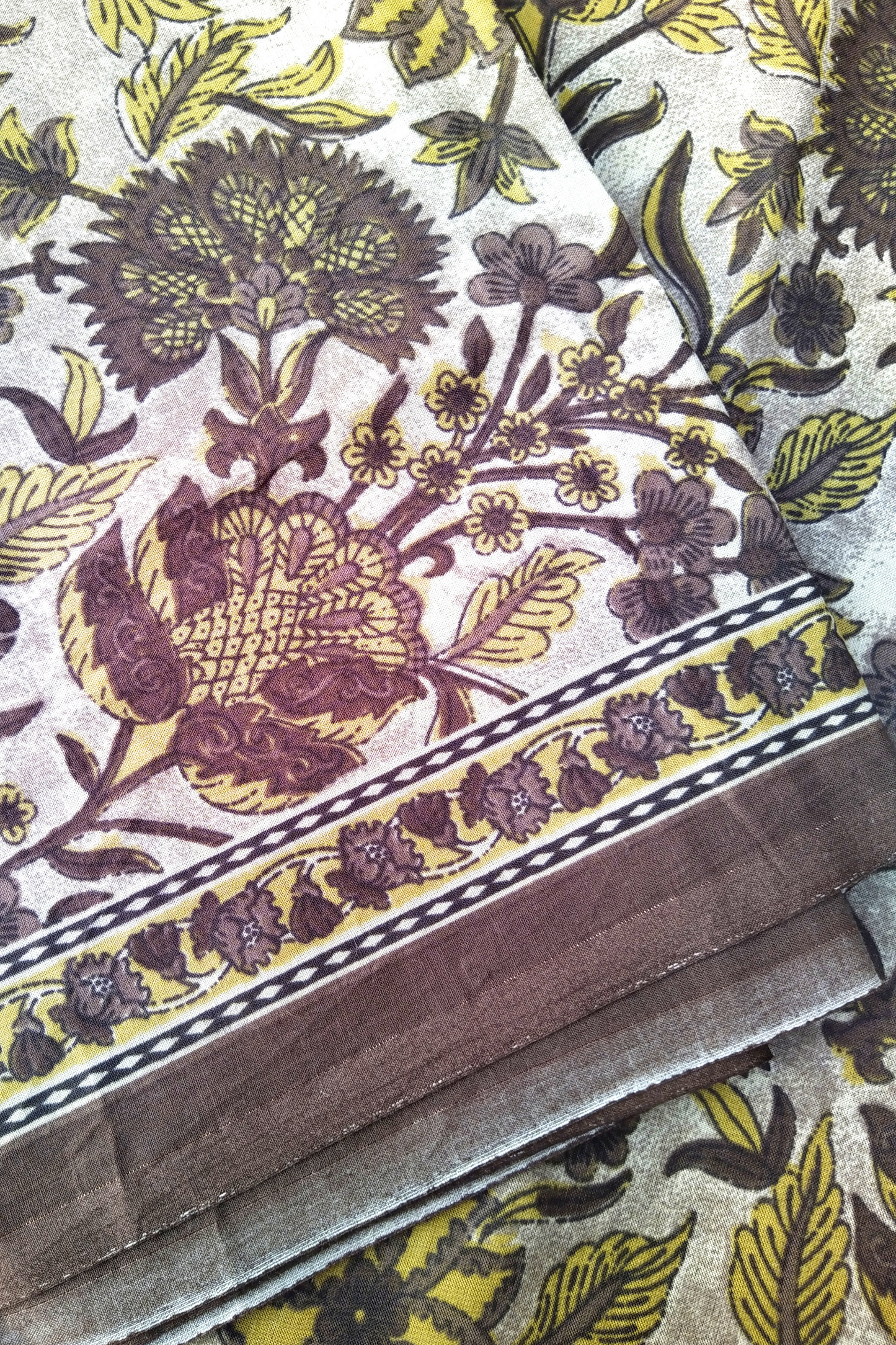 VASUDHA Blockprint Cotton Kurta Fabric