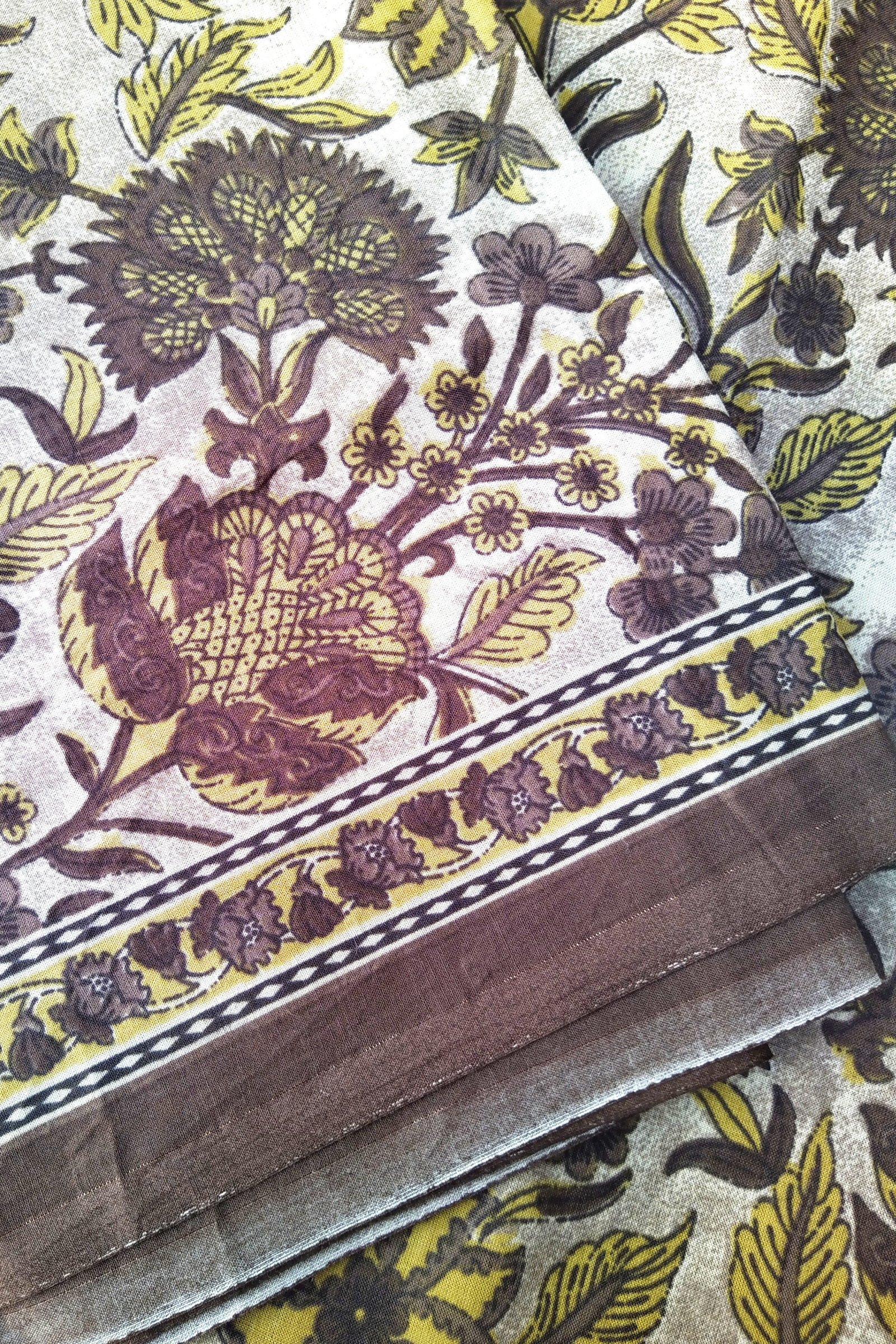 VASUDHA Blockprint Cotton Kurta Fabric