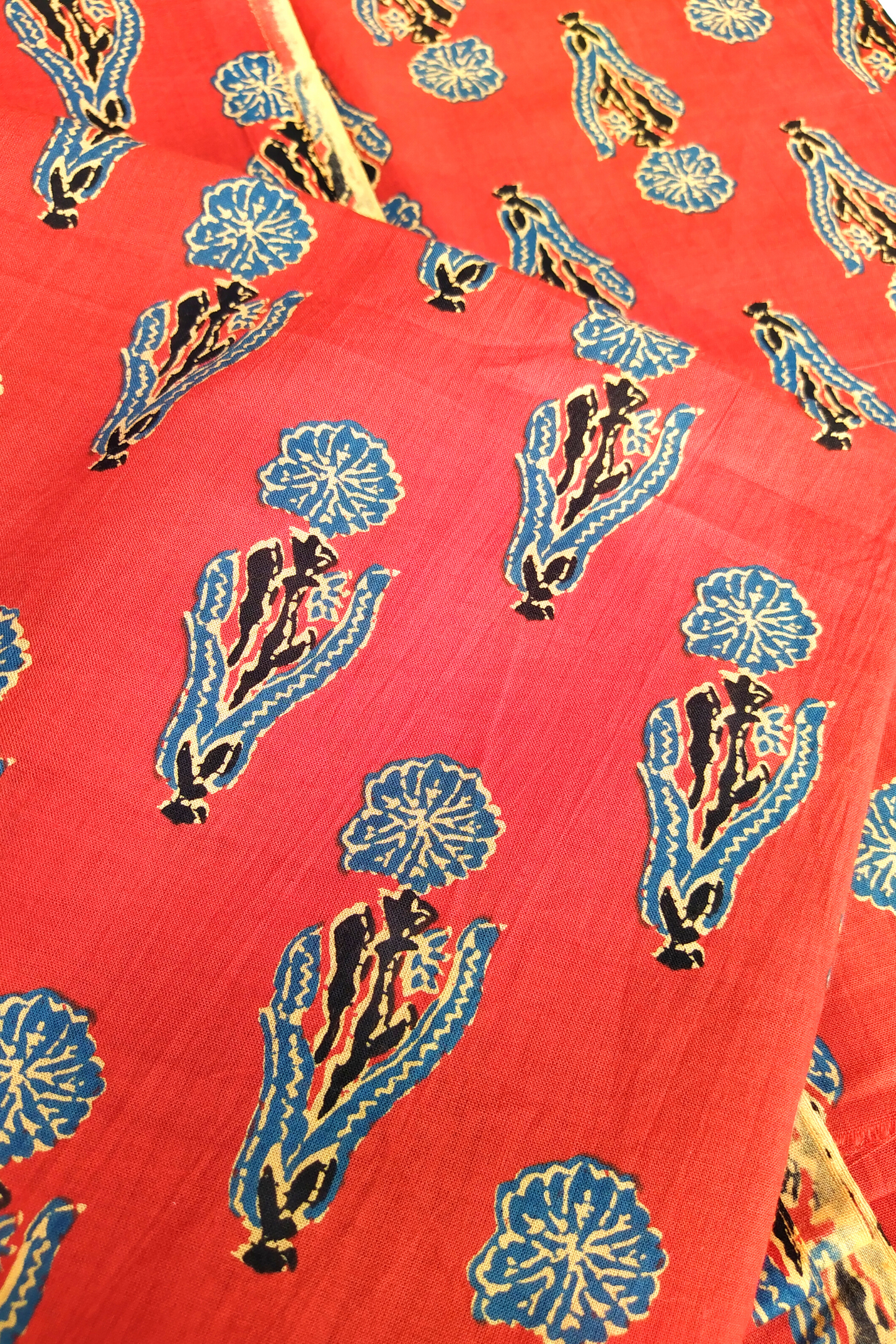 LAALIMA Blockprint Cotton Kurta Fabric