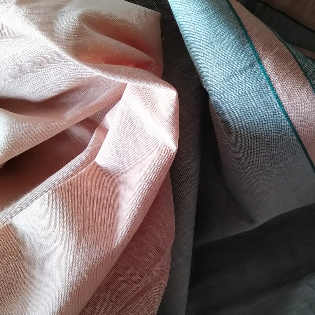 MUDDY MIST Organic Cotton Handloom Saree