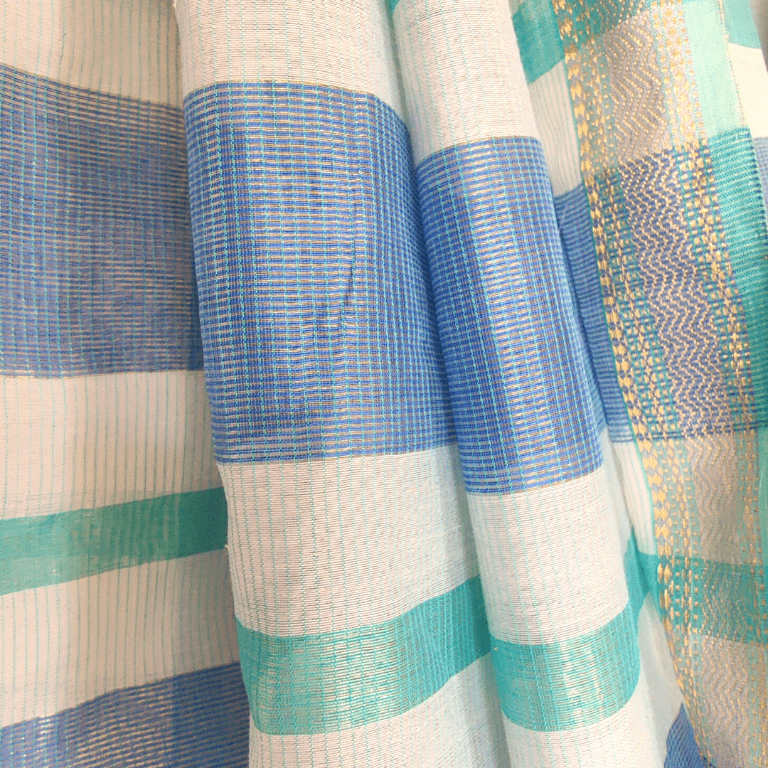 Vaagmi World Rehwa Maheshwari Silk Cotton Saree