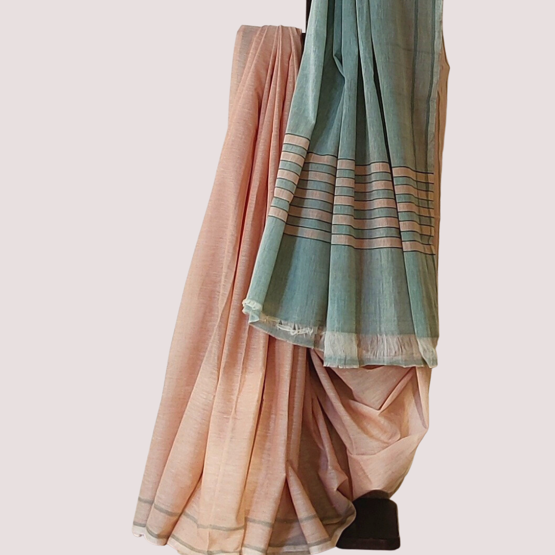 MUDDY MIST Organic Cotton Handloom Saree