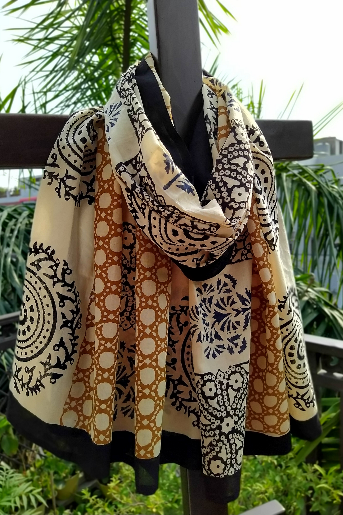 Multicolor Pure Cotton Sarong Vaagmi World