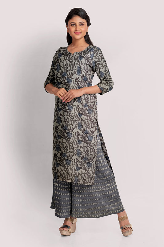 AADISHRI Blockprint Cotton Kurta Fabric