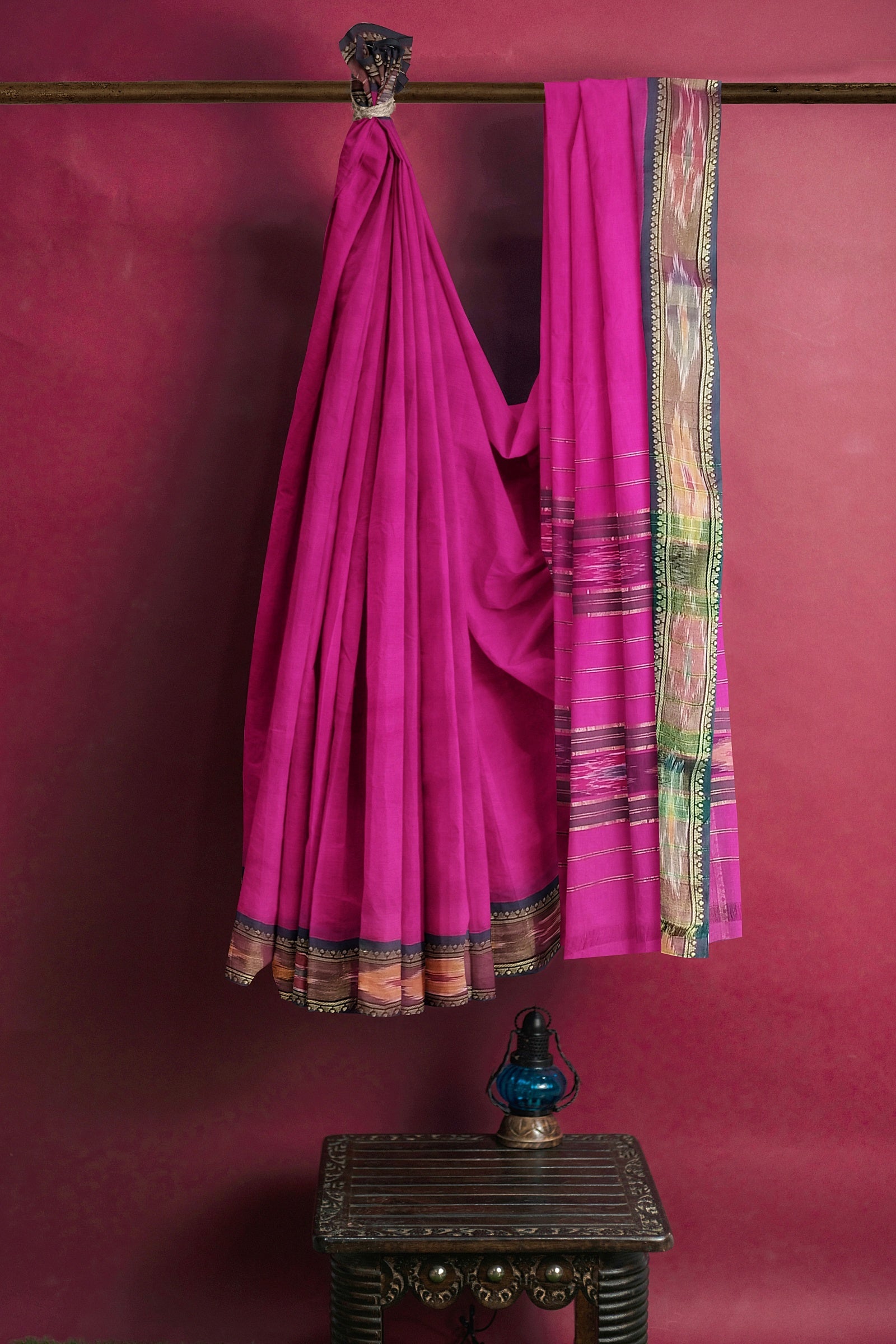 AADYASREE Pochampalli Cotton Handloom Saree