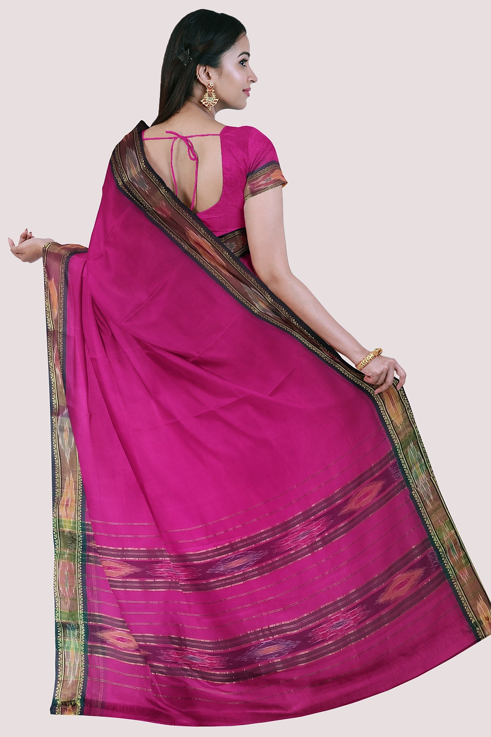 AADYASREE Pochampalli Cotton Handloom Saree