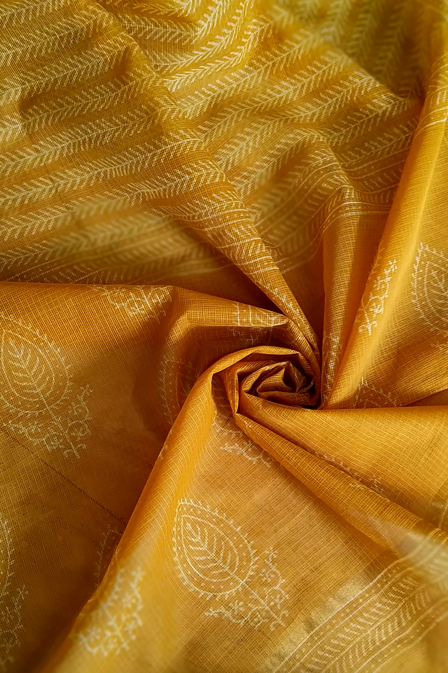 VAAGMI WORLD HANDBLOCK PRINTED KOTA DORIA SAREE