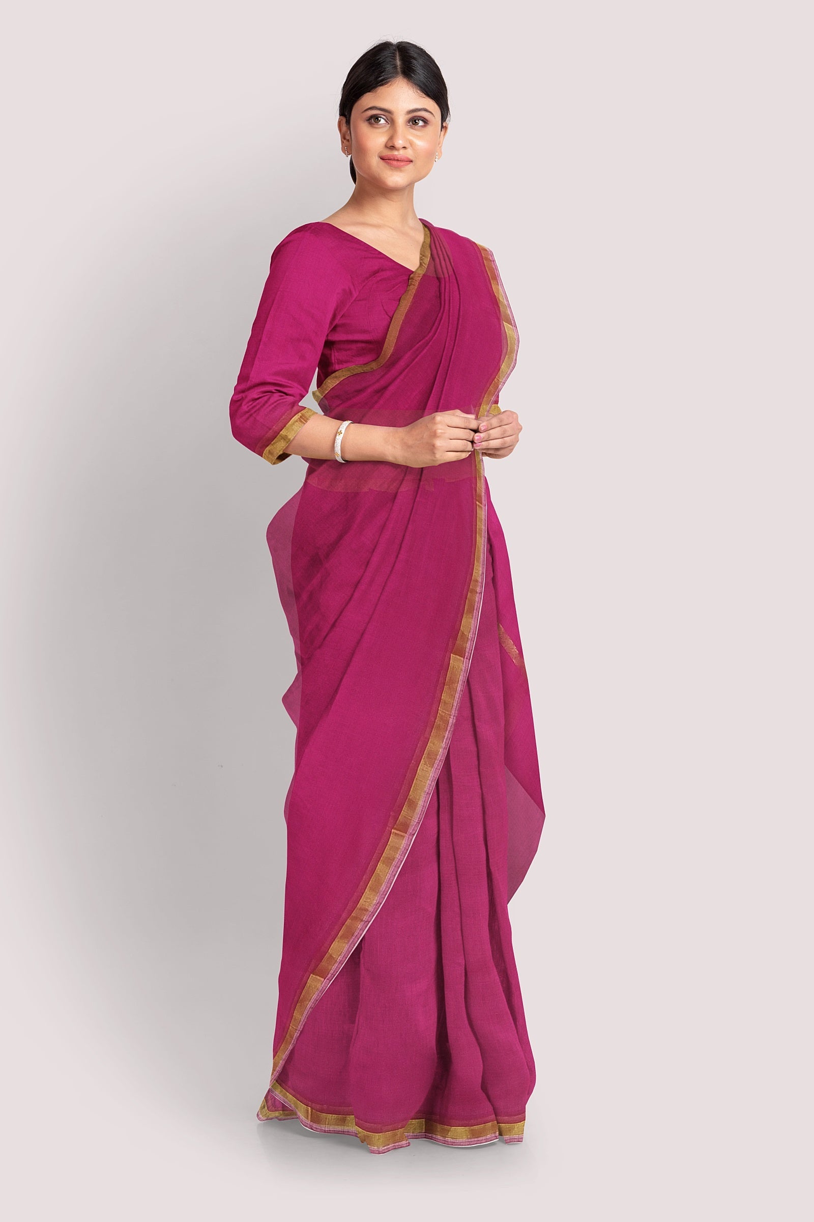 AARUSHI Cotton Kota Doria Saree