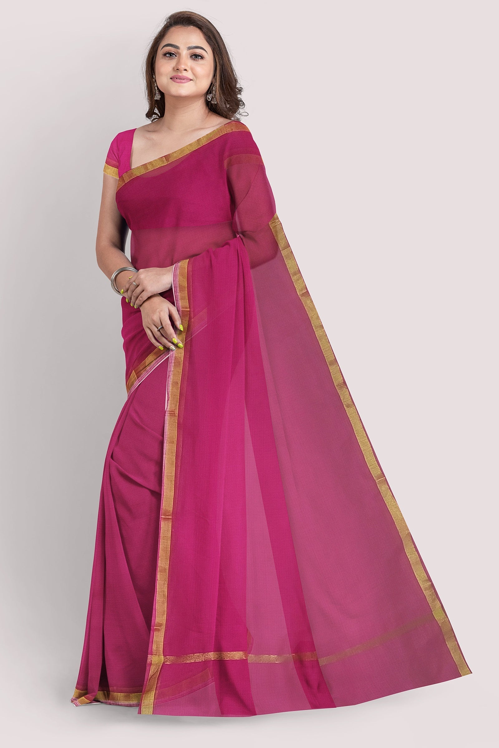 AARUSHI Cotton Kota Doria Saree