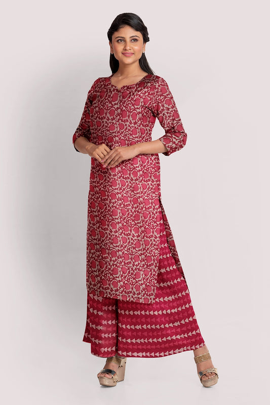 BANDITA Blockprint Cotton Suit Fabric