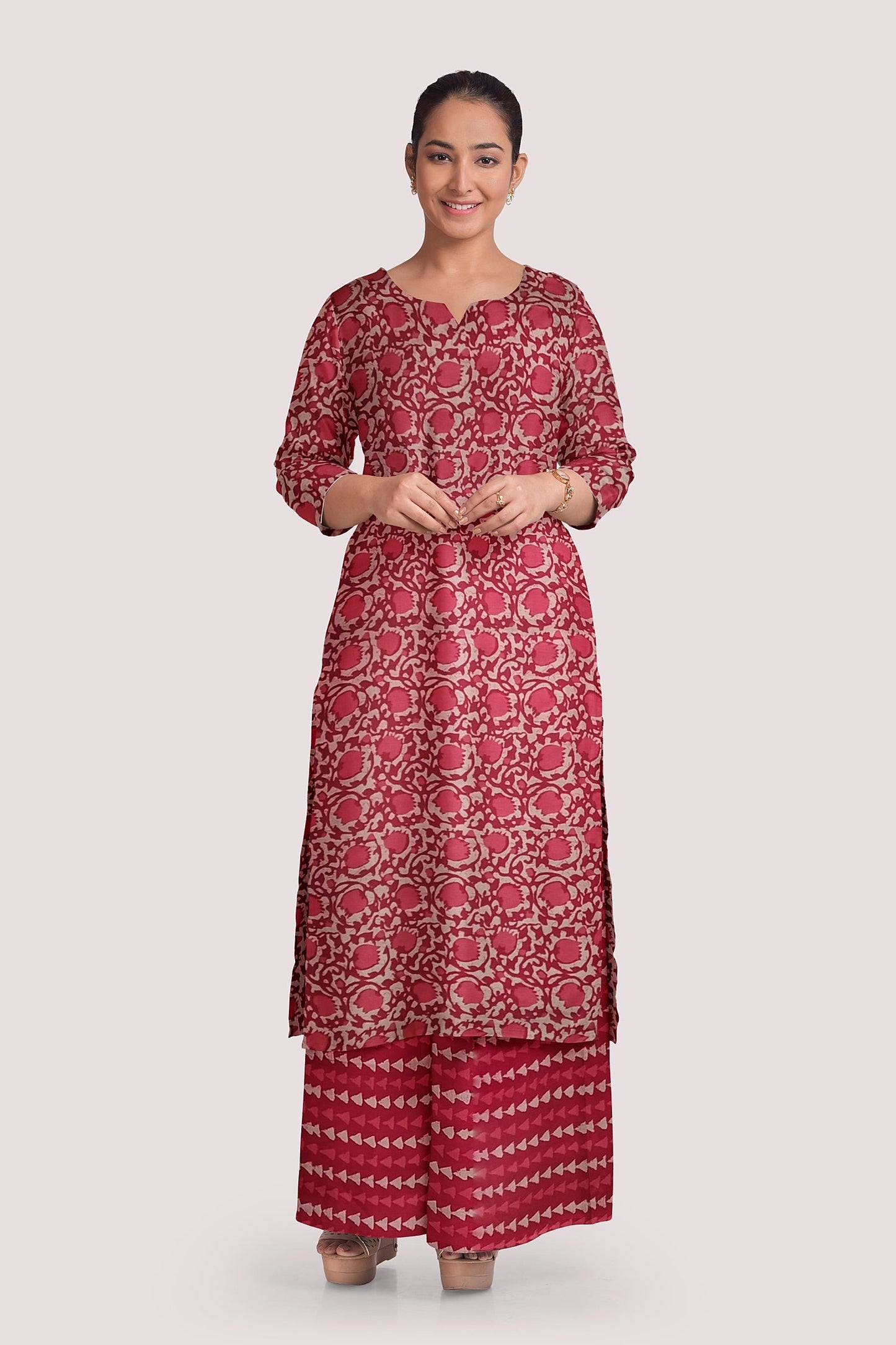 BANDITA Blockprint Cotton Suit Fabric