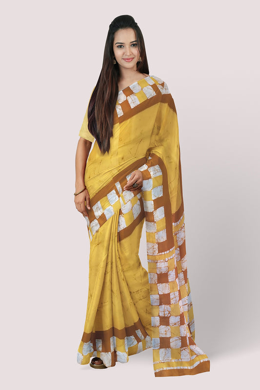 VAAGMI WORLD COTTON HANDBLOCK SAREE