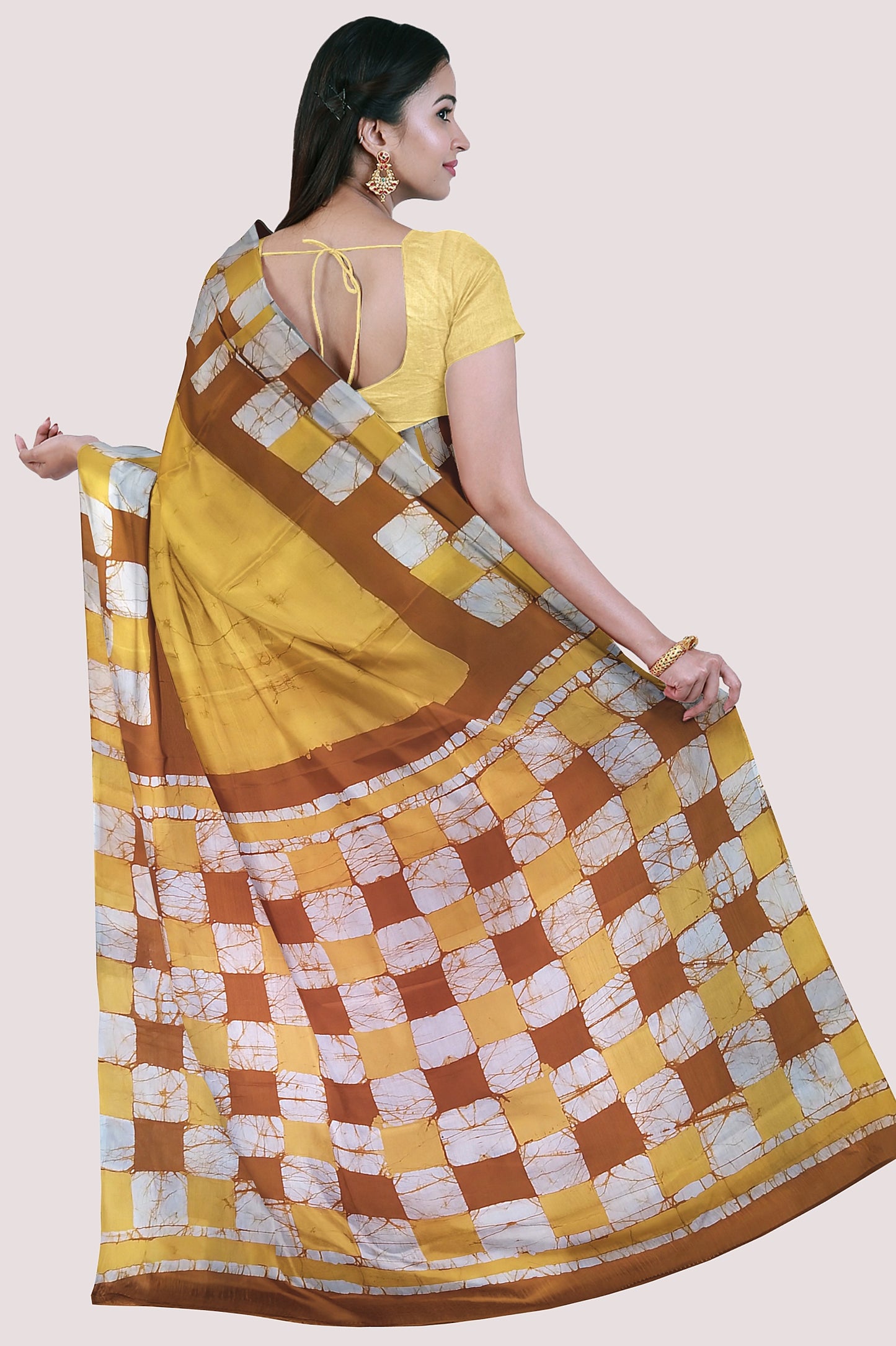 VAAGMI WORLD COTTON HANDBLOCK SAREE