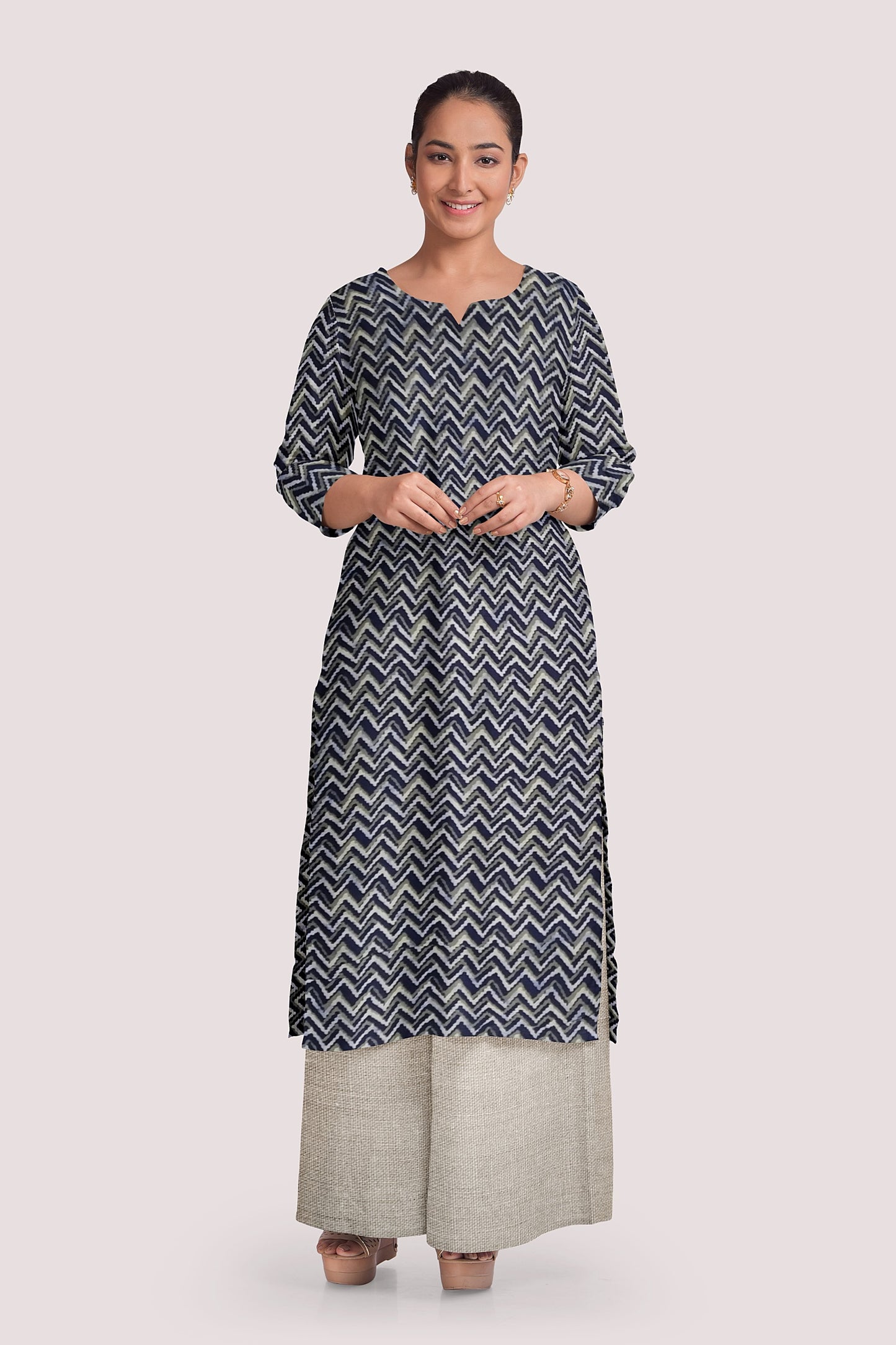 BELLI Blockprint Cotton Kurta Fabric