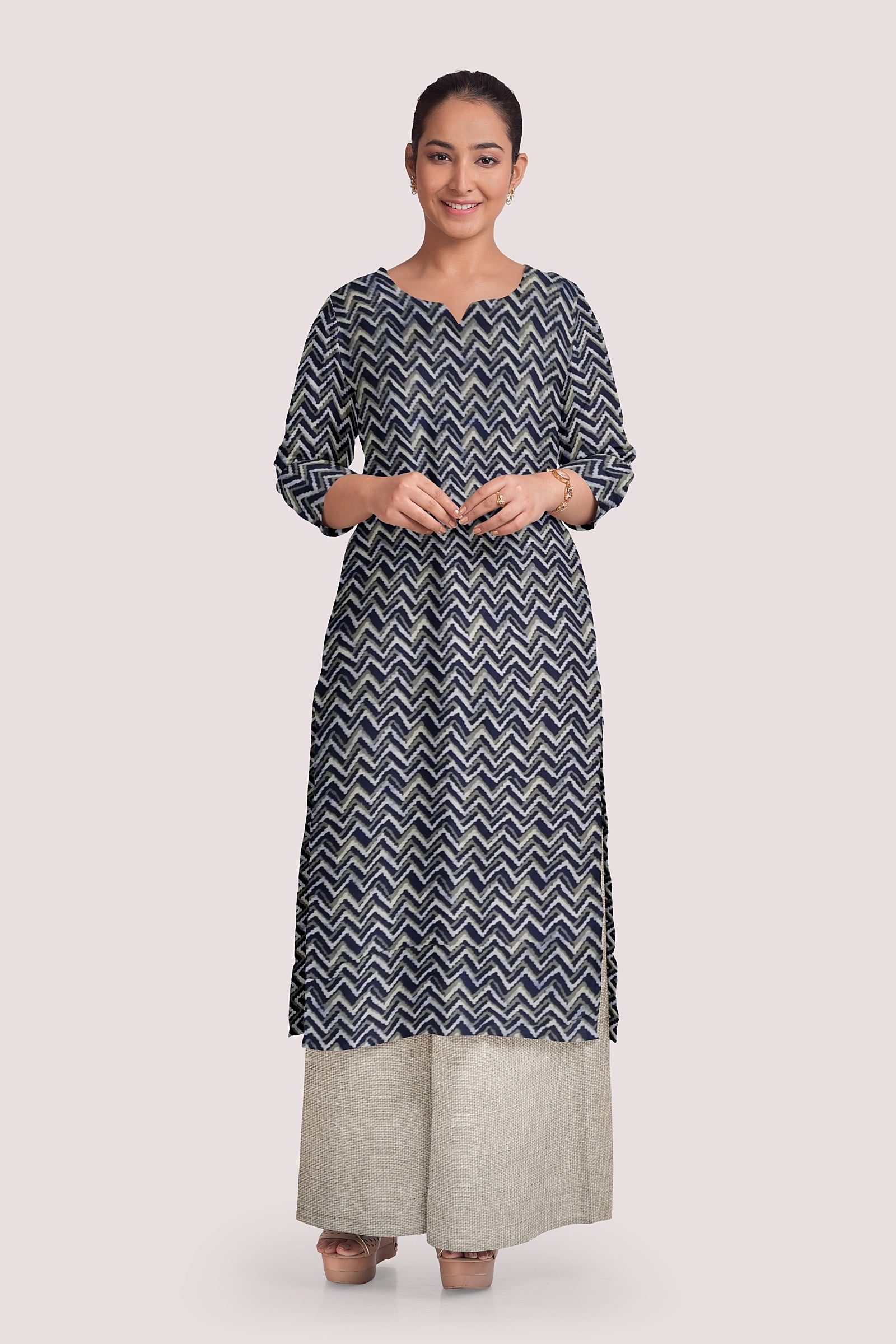 BELLI Blockprint Cotton Kurta Fabric