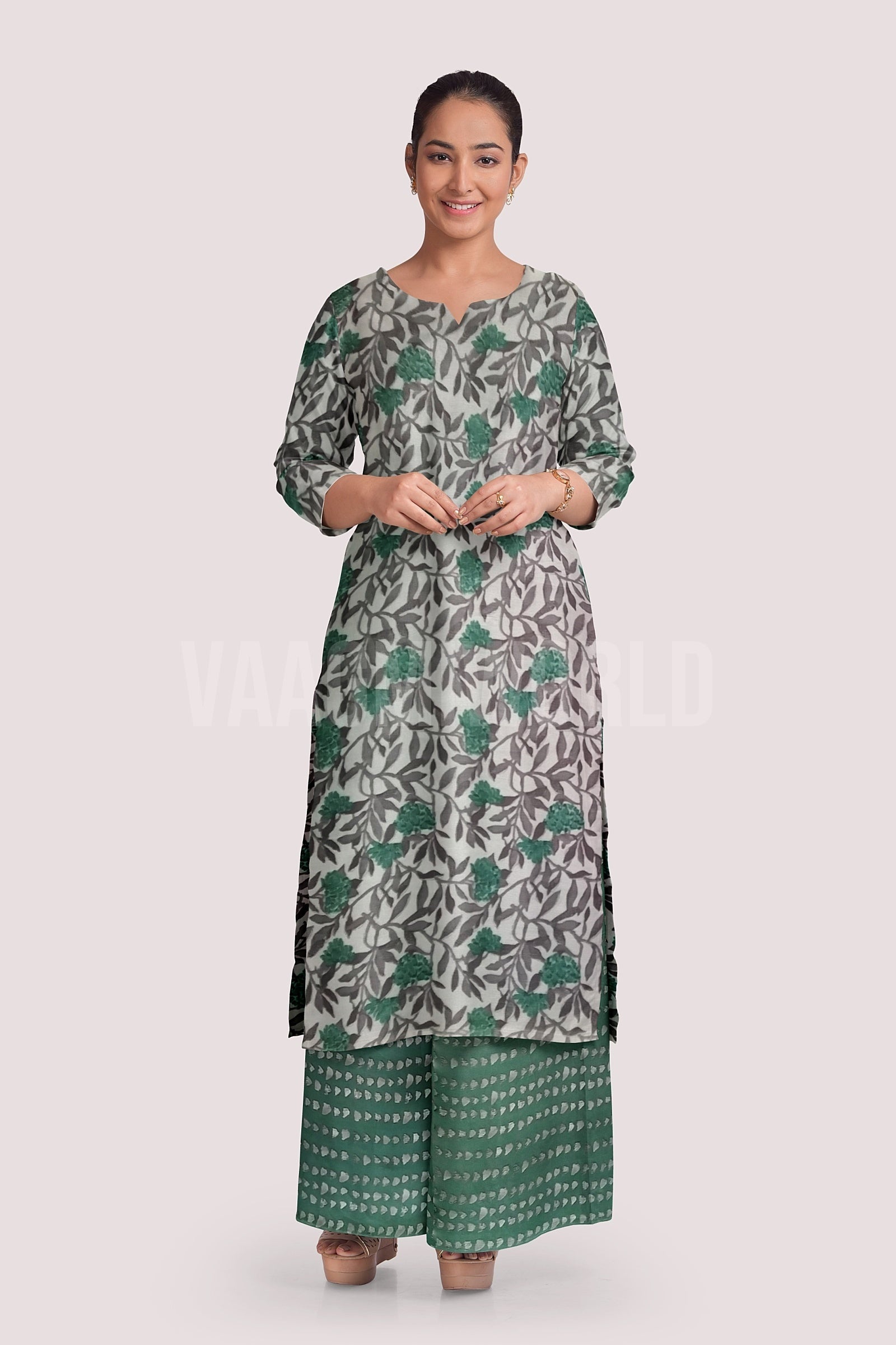 EISHA Blockprint Cotton Suit Fabric