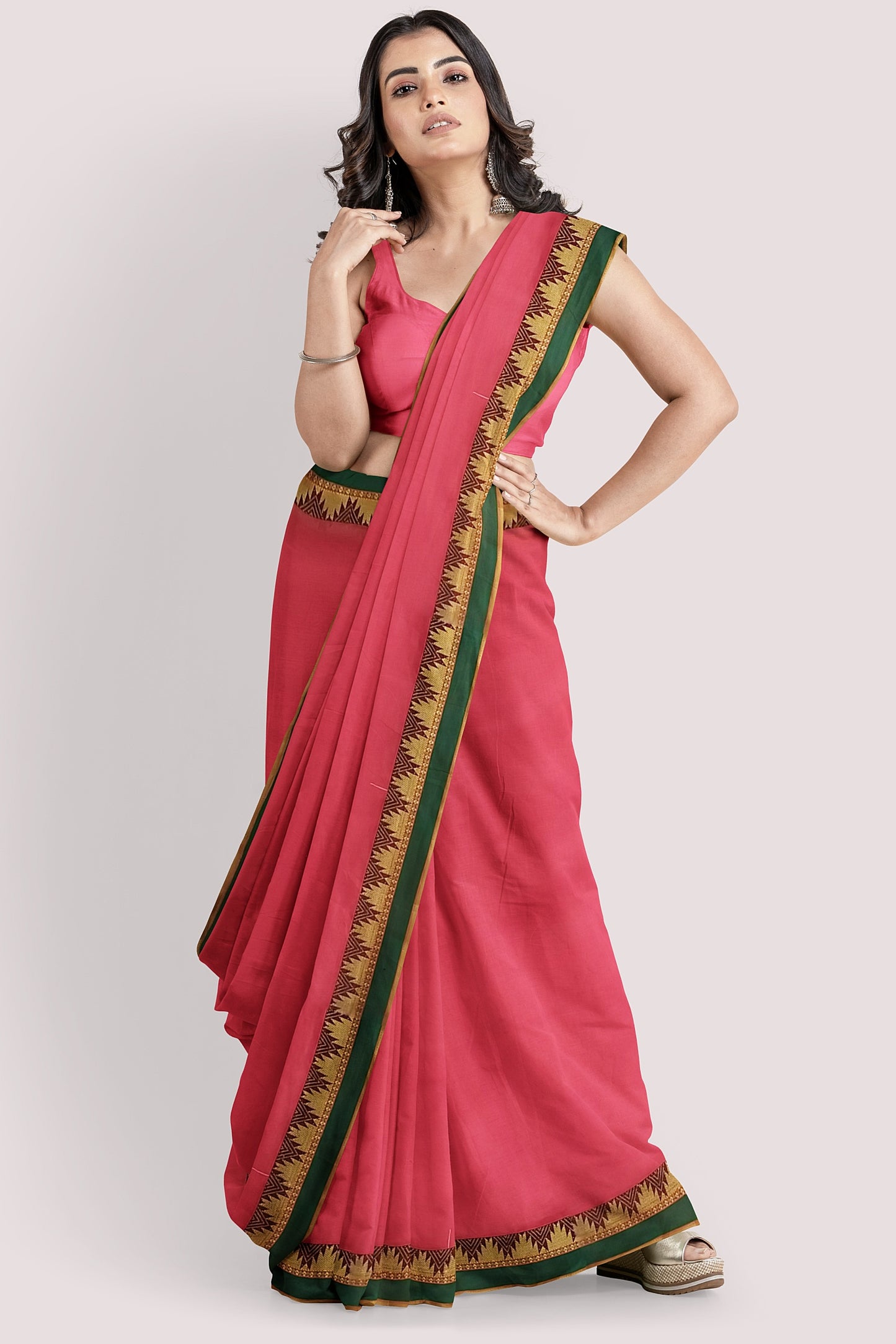 GAATHA South Cotton Handloom Saree
