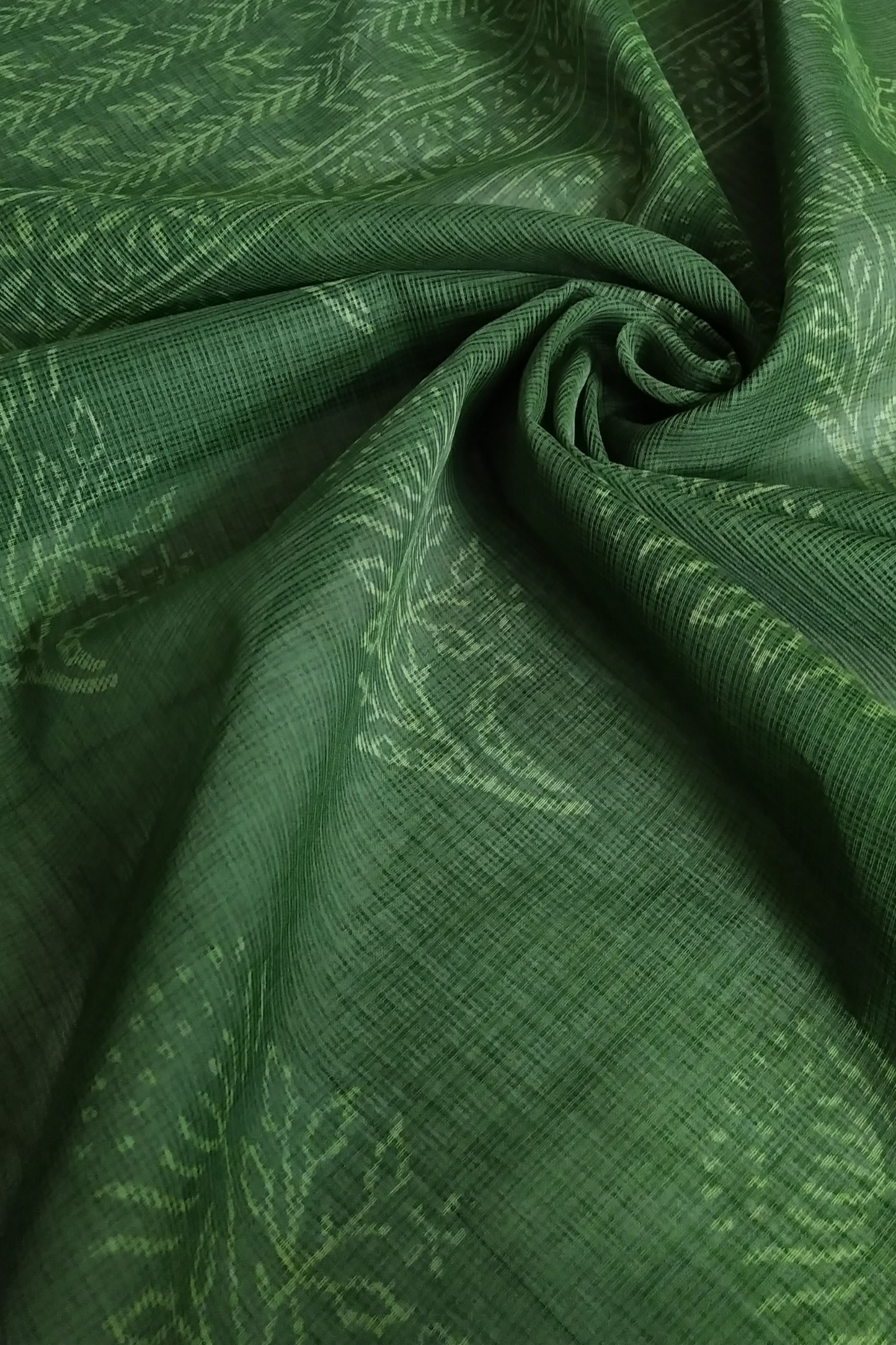 Handblock Printed Kota Doria Saree Vaagmi World