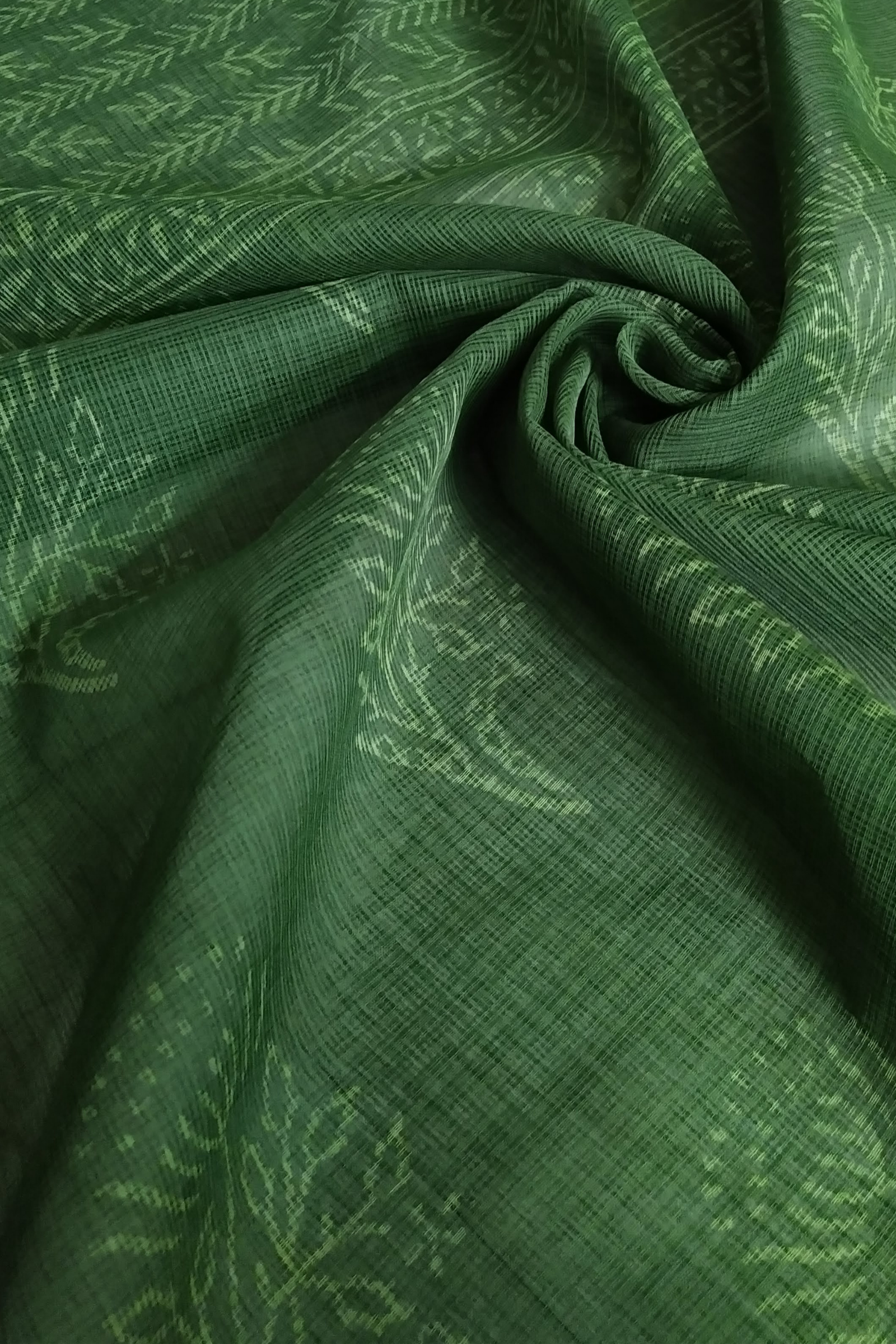 Handblock Printed Kota Doria Saree Vaagmi World