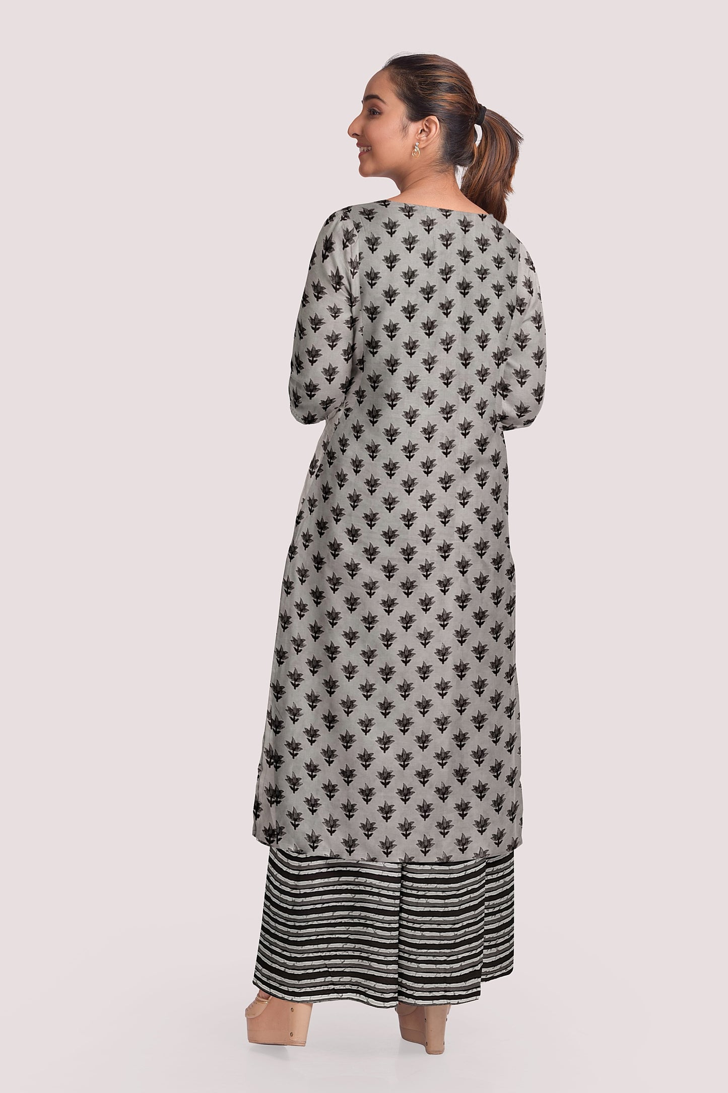 HANSIKA Blockprint Cotton Suit Fabric