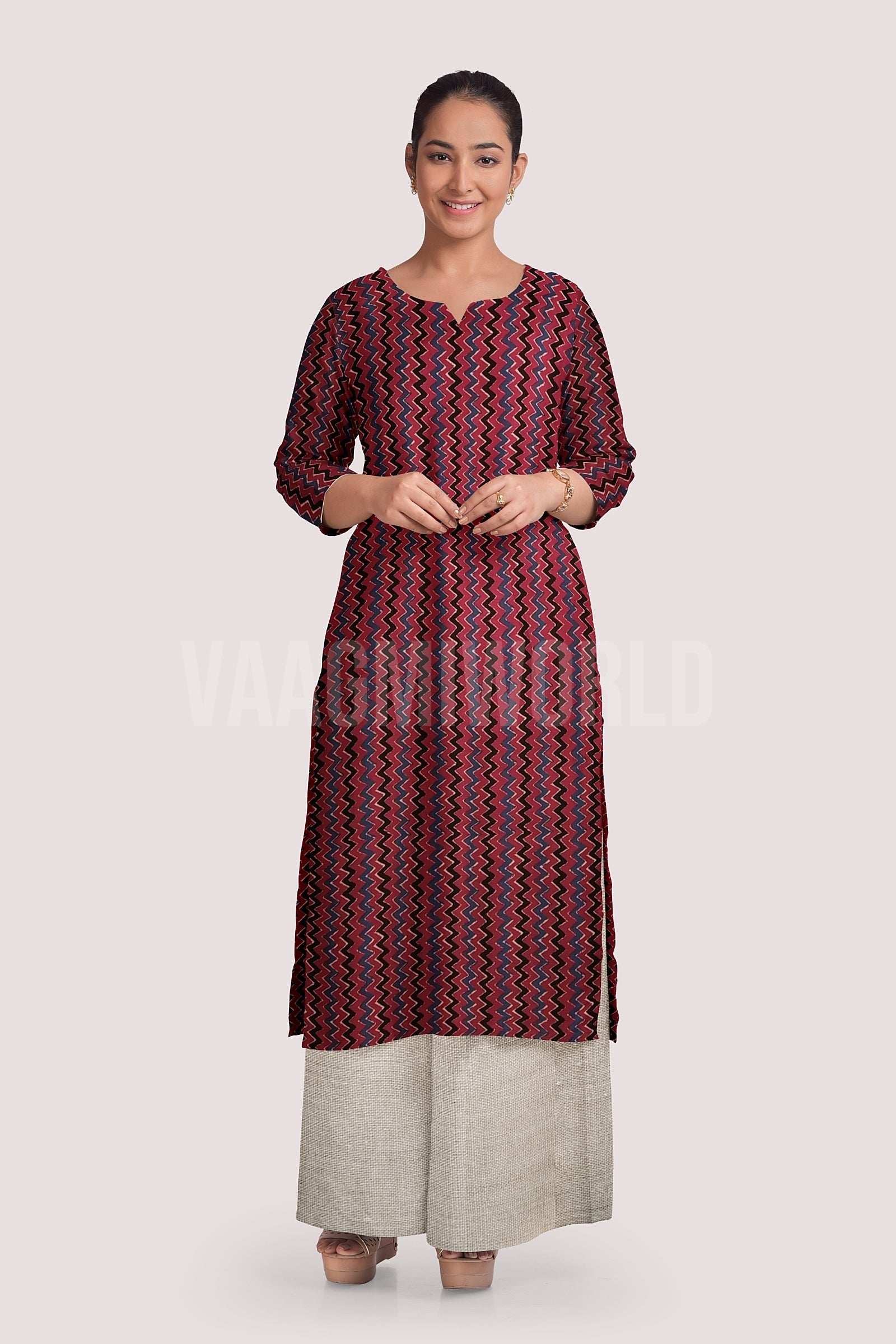 HARINI Blockprint Cotton Kurta Fabric