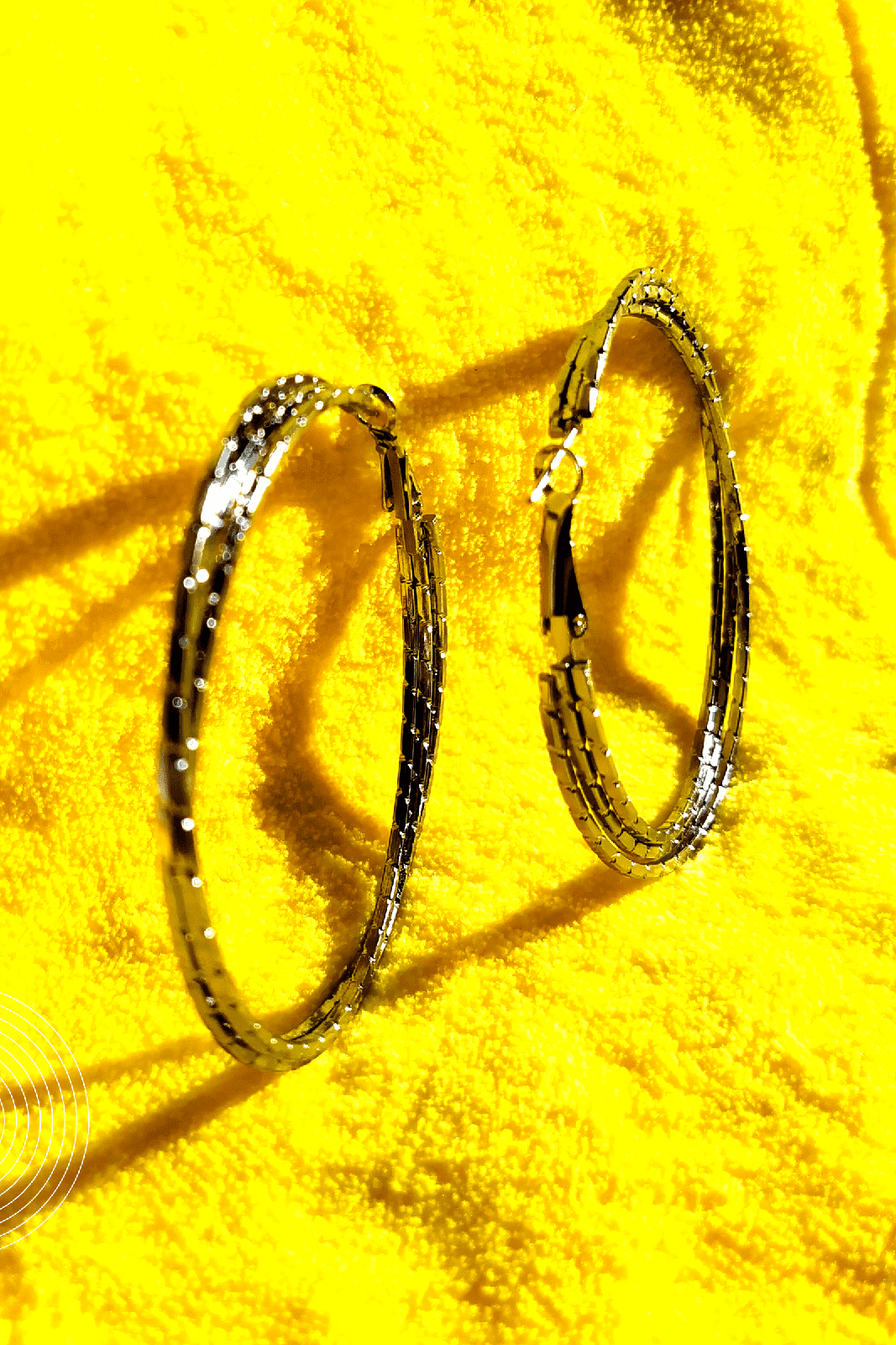 Vaagmi World CHAITALY Silver Oxidized Ear Hoops