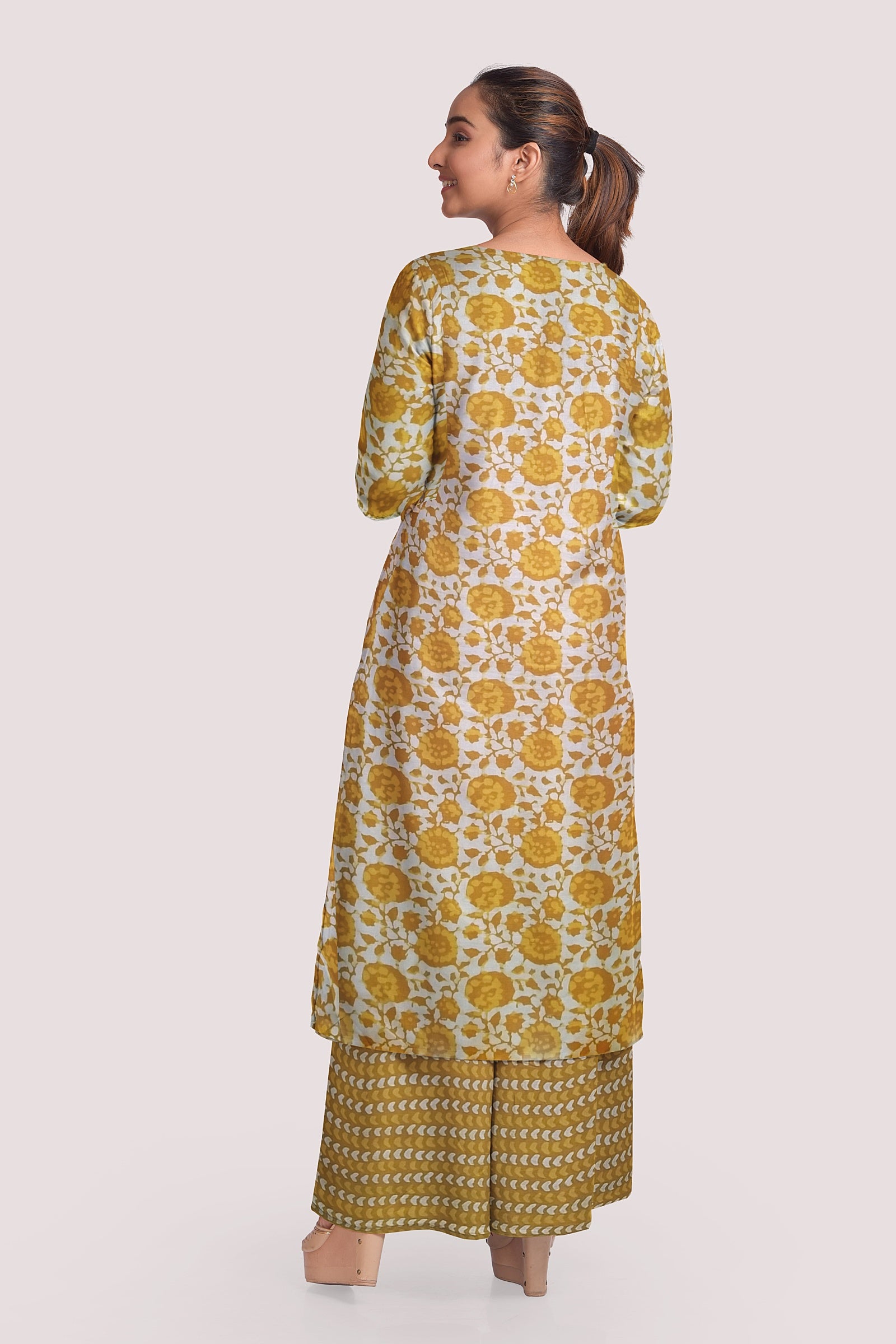 ICCHHA Blockprint Cotton Suit Fabric