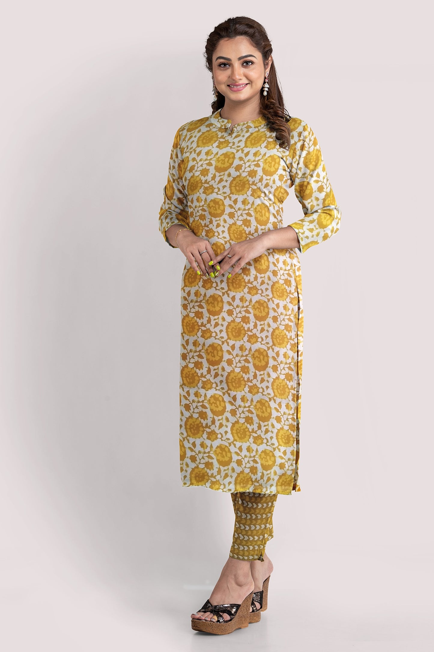 ICCHHA Blockprint Cotton Suit Fabric