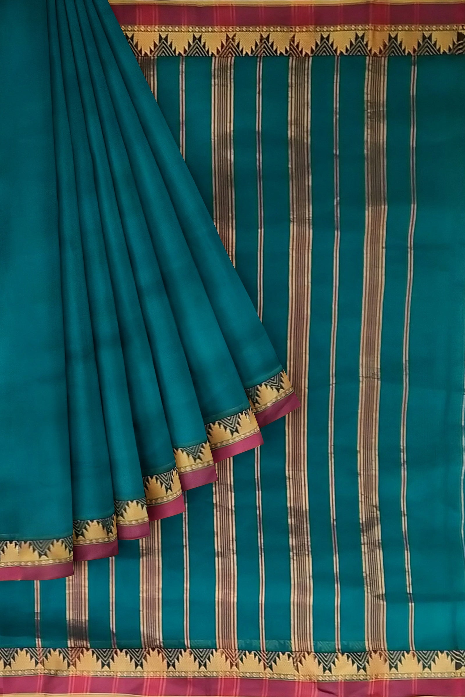 IHITA South Cotton Handloom Saree