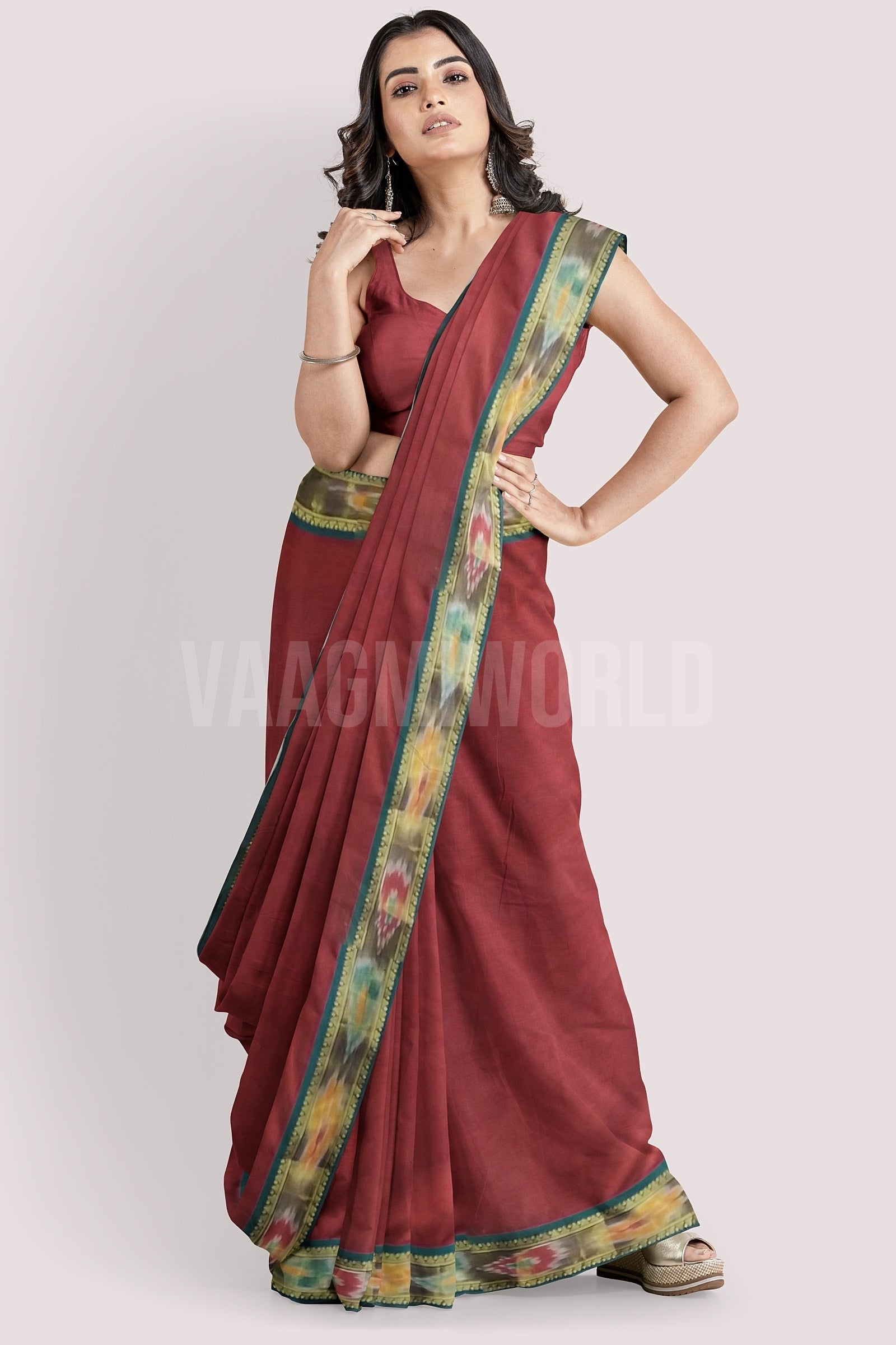 INDRANI Pochampalli Cotton Handloom Saree