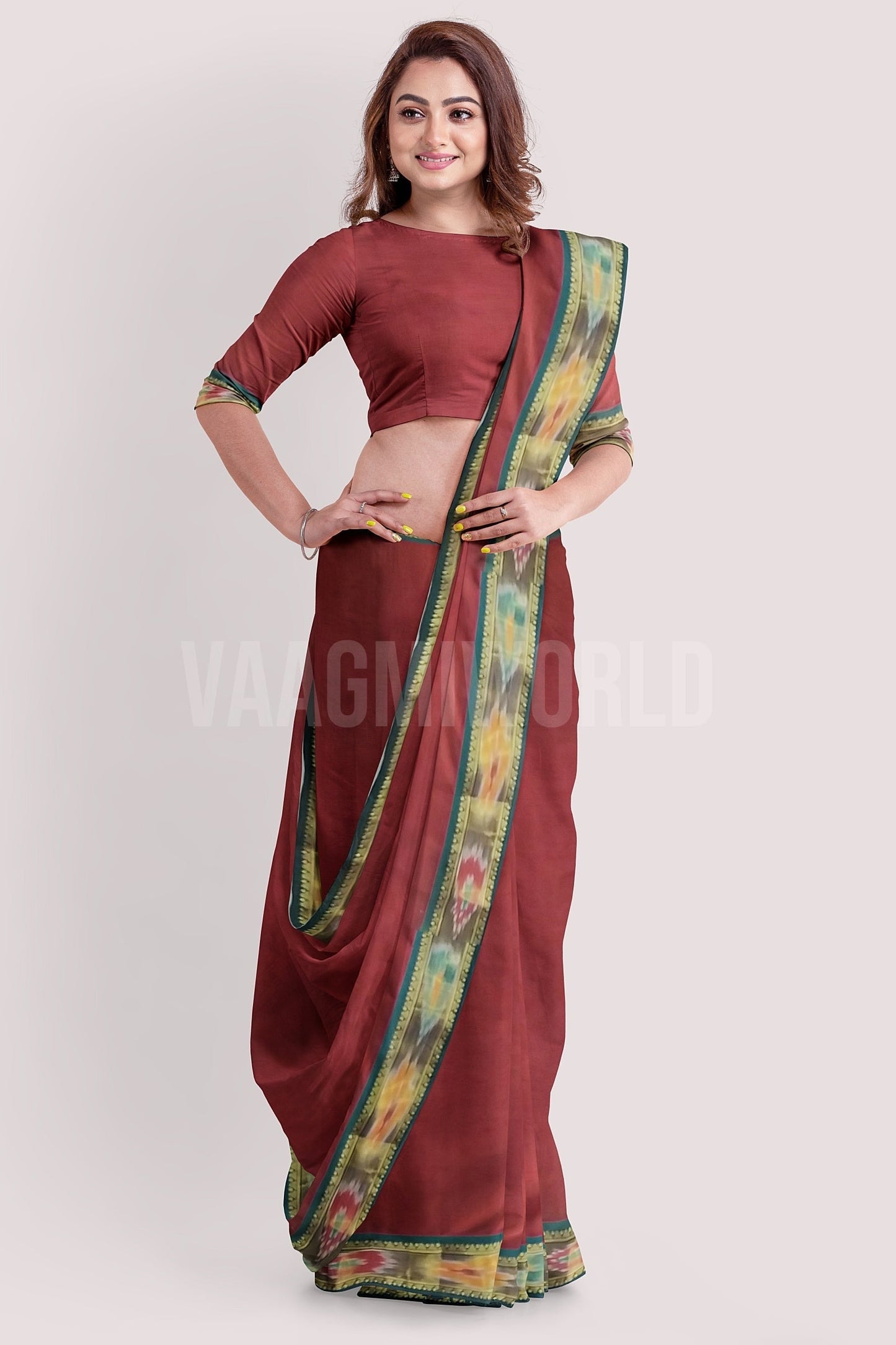 INDRANI Pochampalli Cotton Handloom Saree