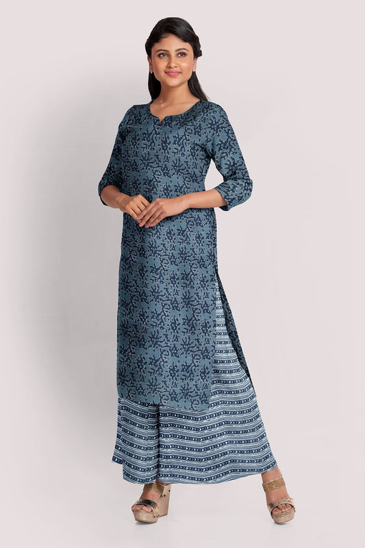 IPSITA Blockprint Cotton Suit Fabric
