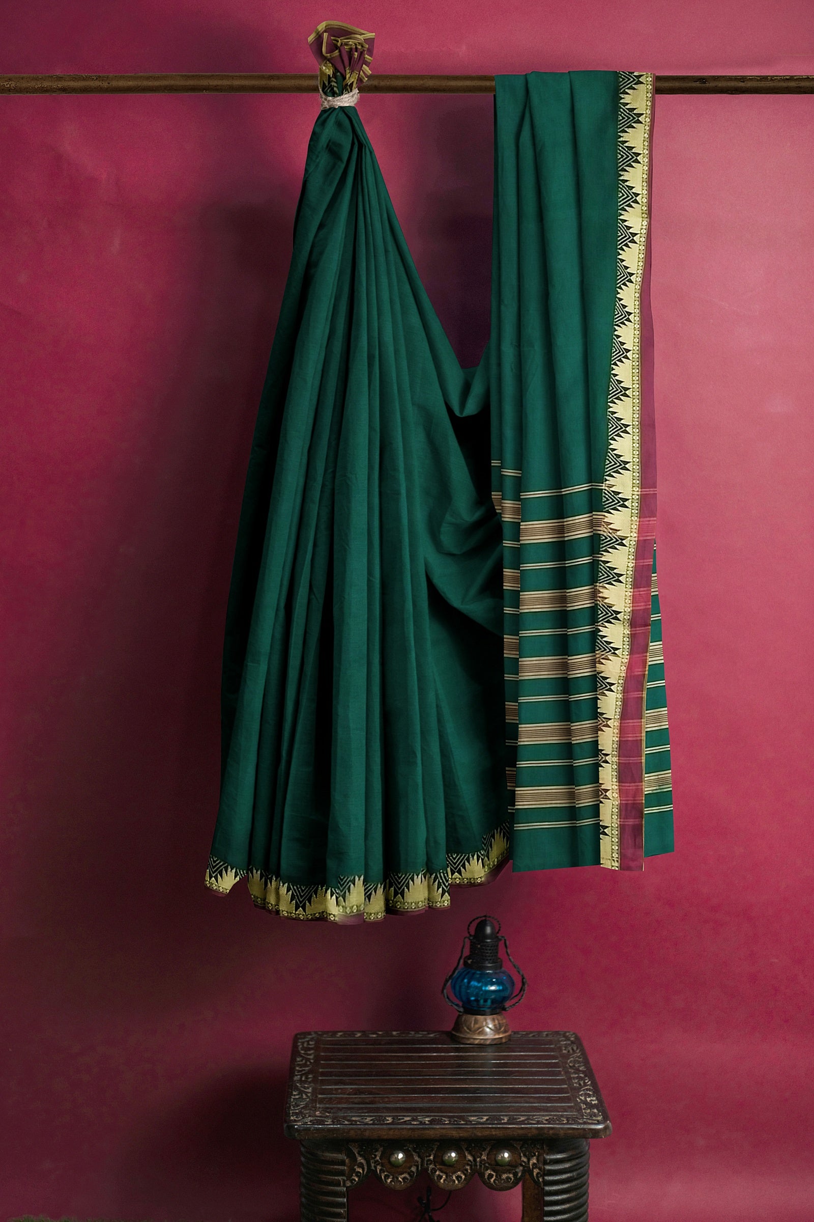 KAARTIKI South Cotton Handloom Saree