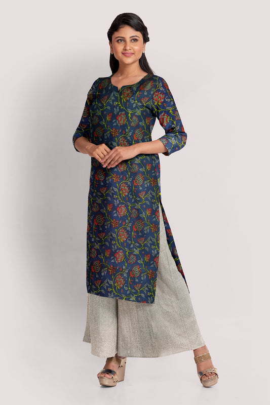 KAASHNI Blockprint Cotton Suit Fabric