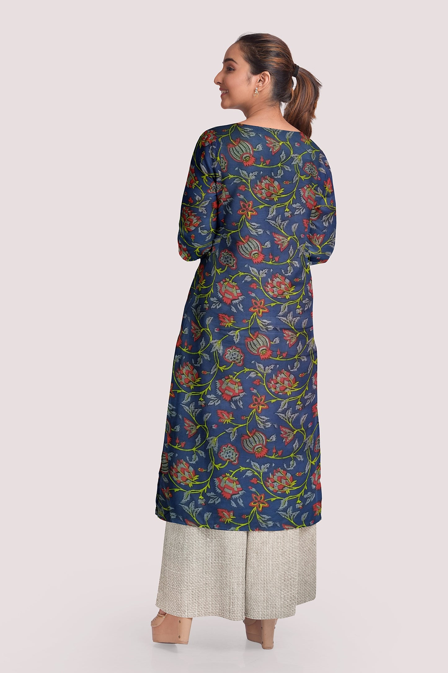 KAASHNI Blockprint Cotton Suit Fabric