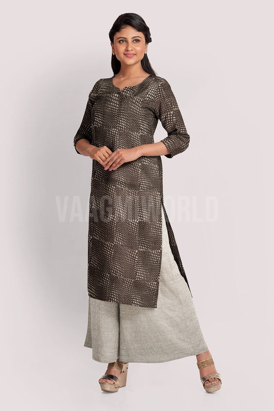 KAAVERI Blockprint Cotton Kurta Fabric